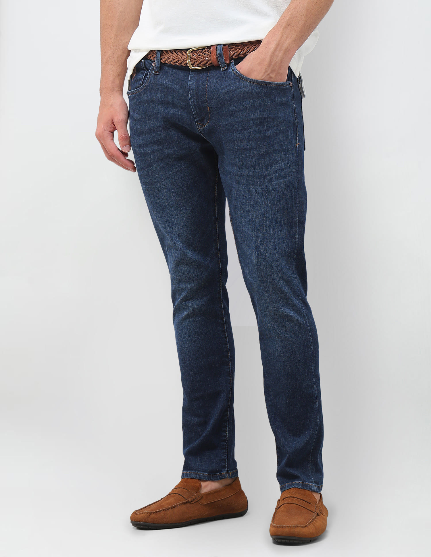 US POLO Men Casual Jeans Blue