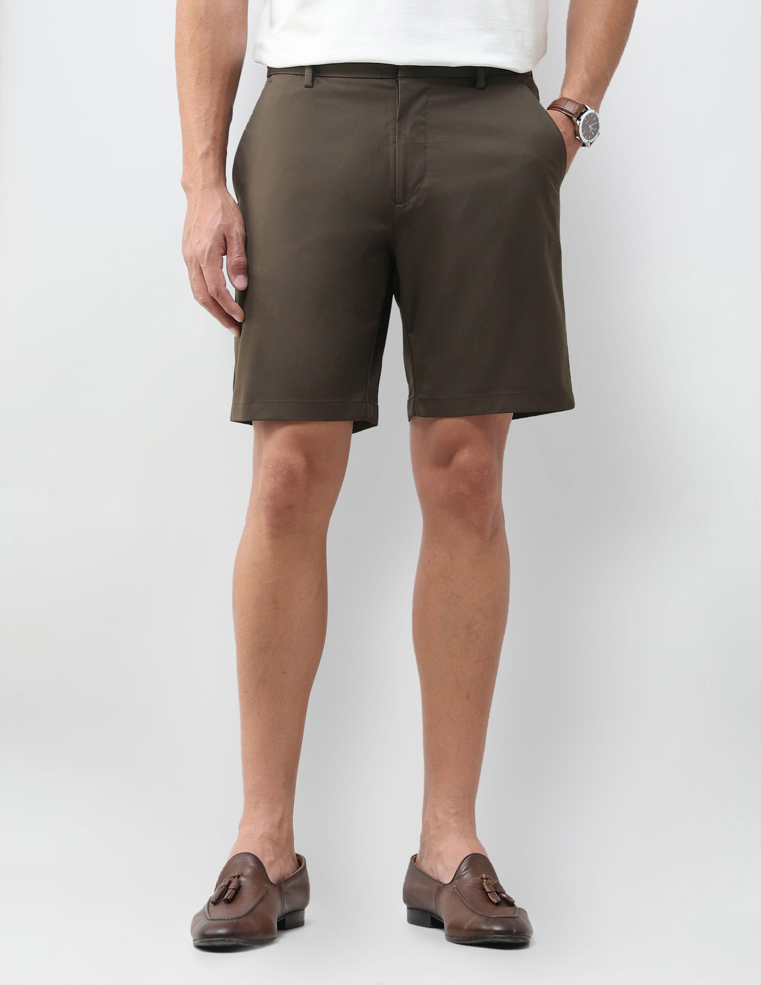 US POLO Men Casual Shorts Choco