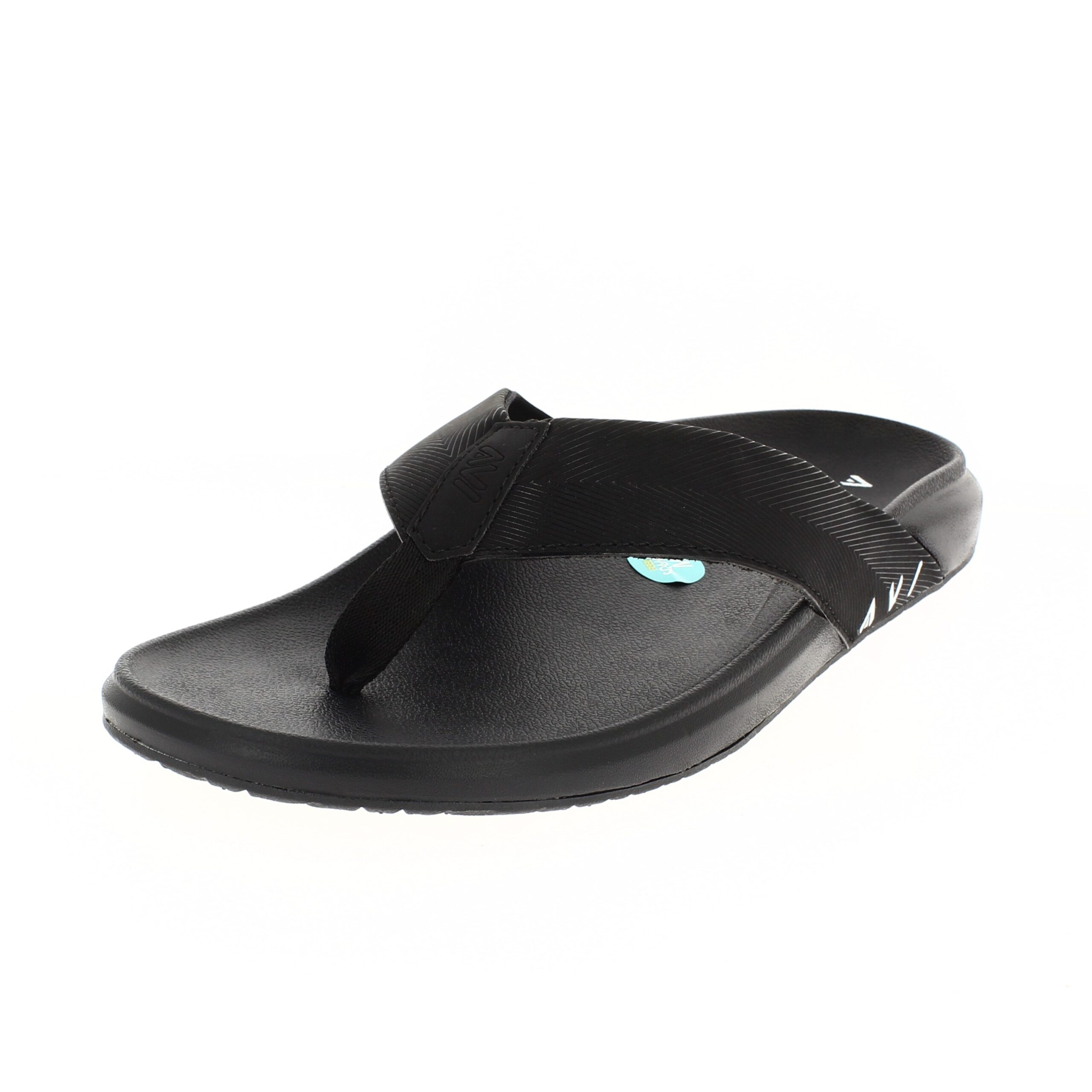 AVI Men Casual Slip-on Slippers BLACK