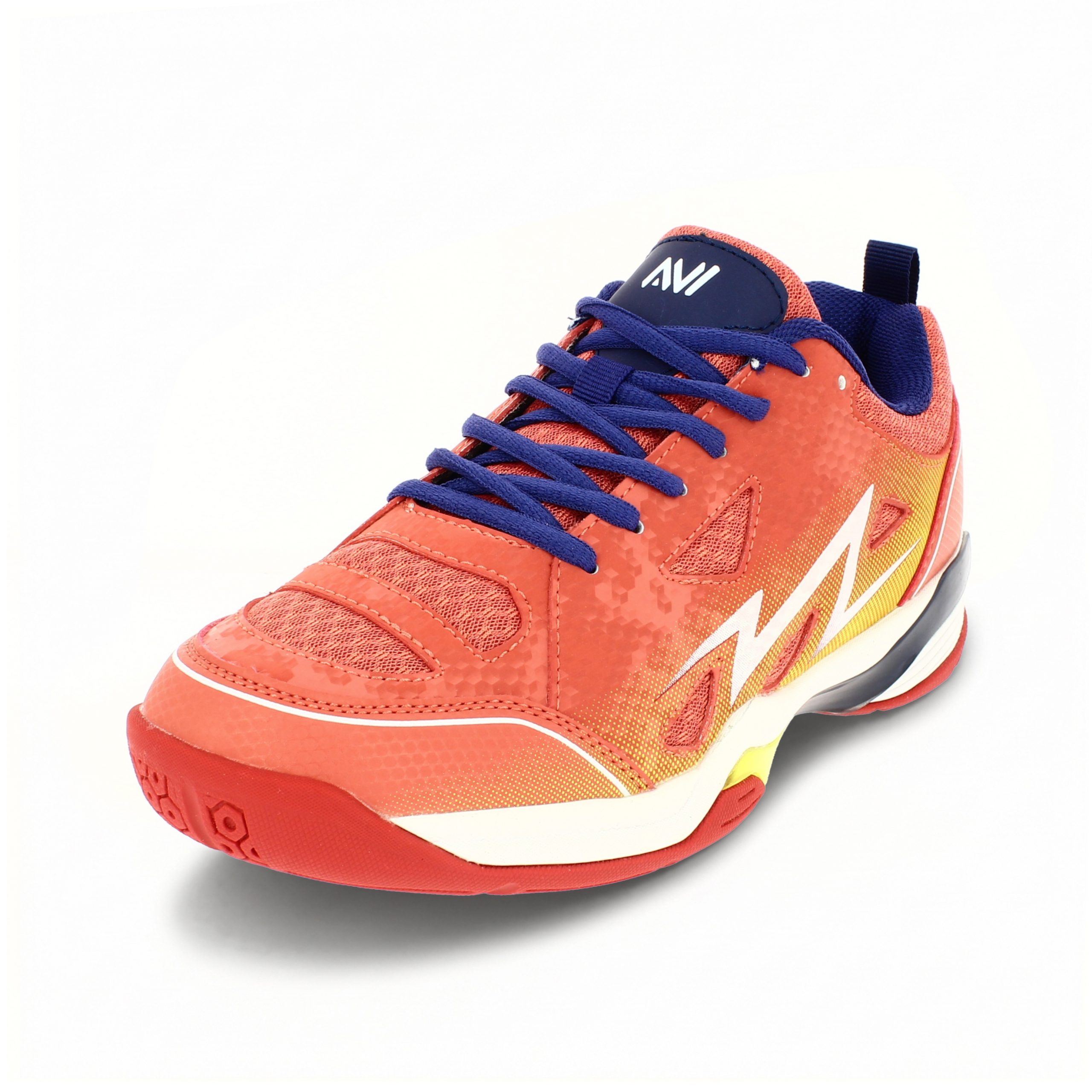 AVI Men Shoe Lacing Sunset Red
