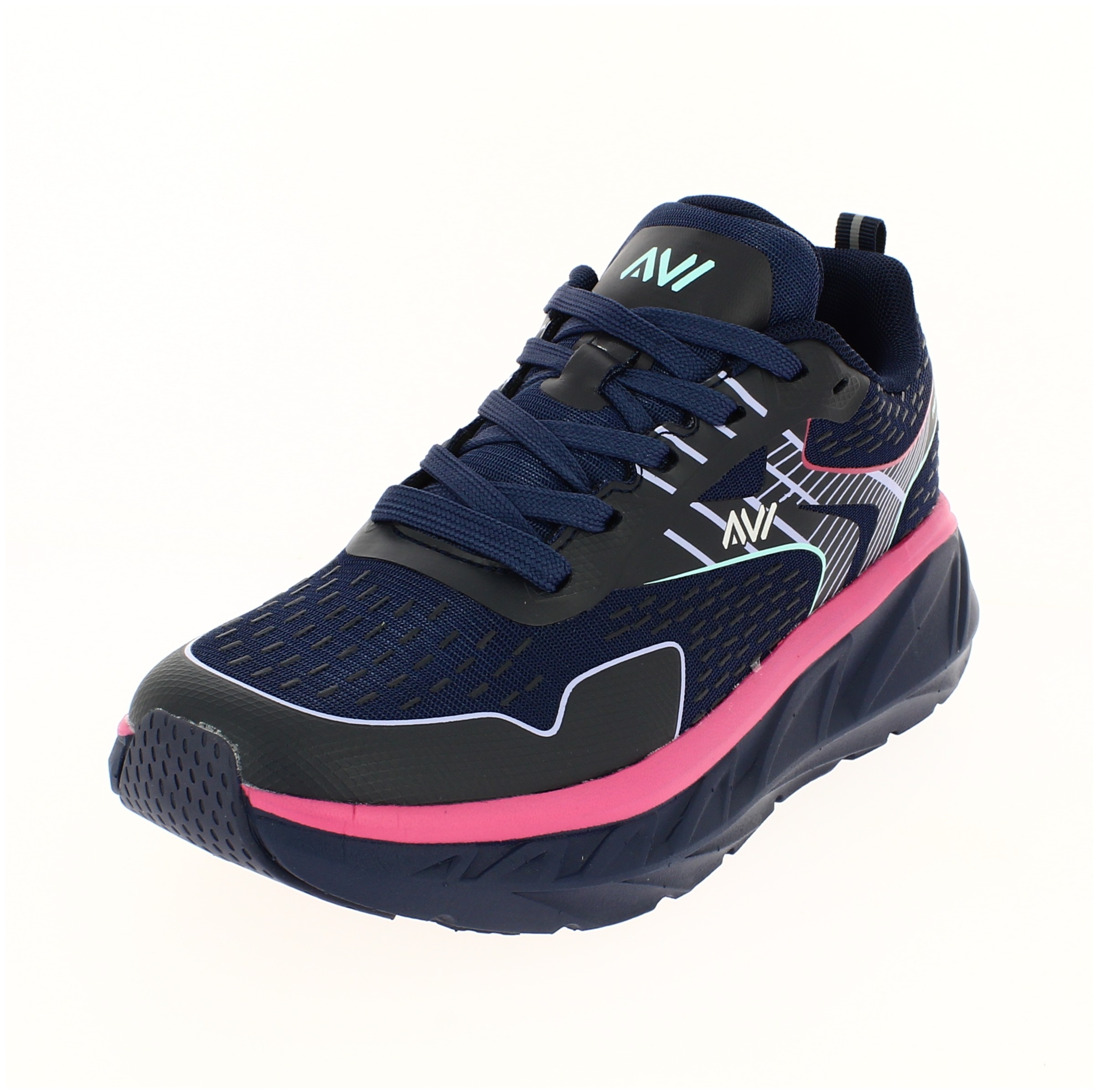 AVI Women Casual Lacing Shoe Black