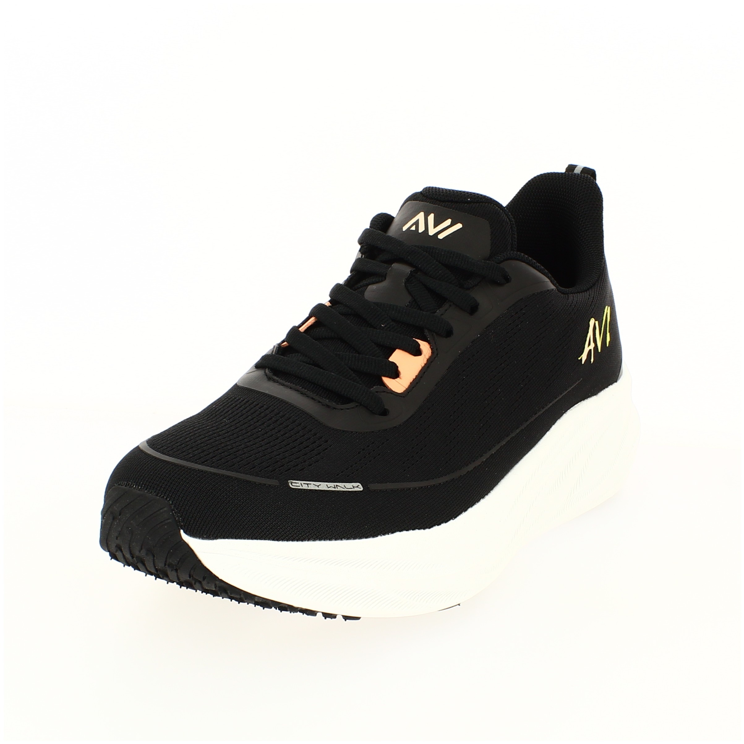 AVI Women Running Lacing Shoe Black