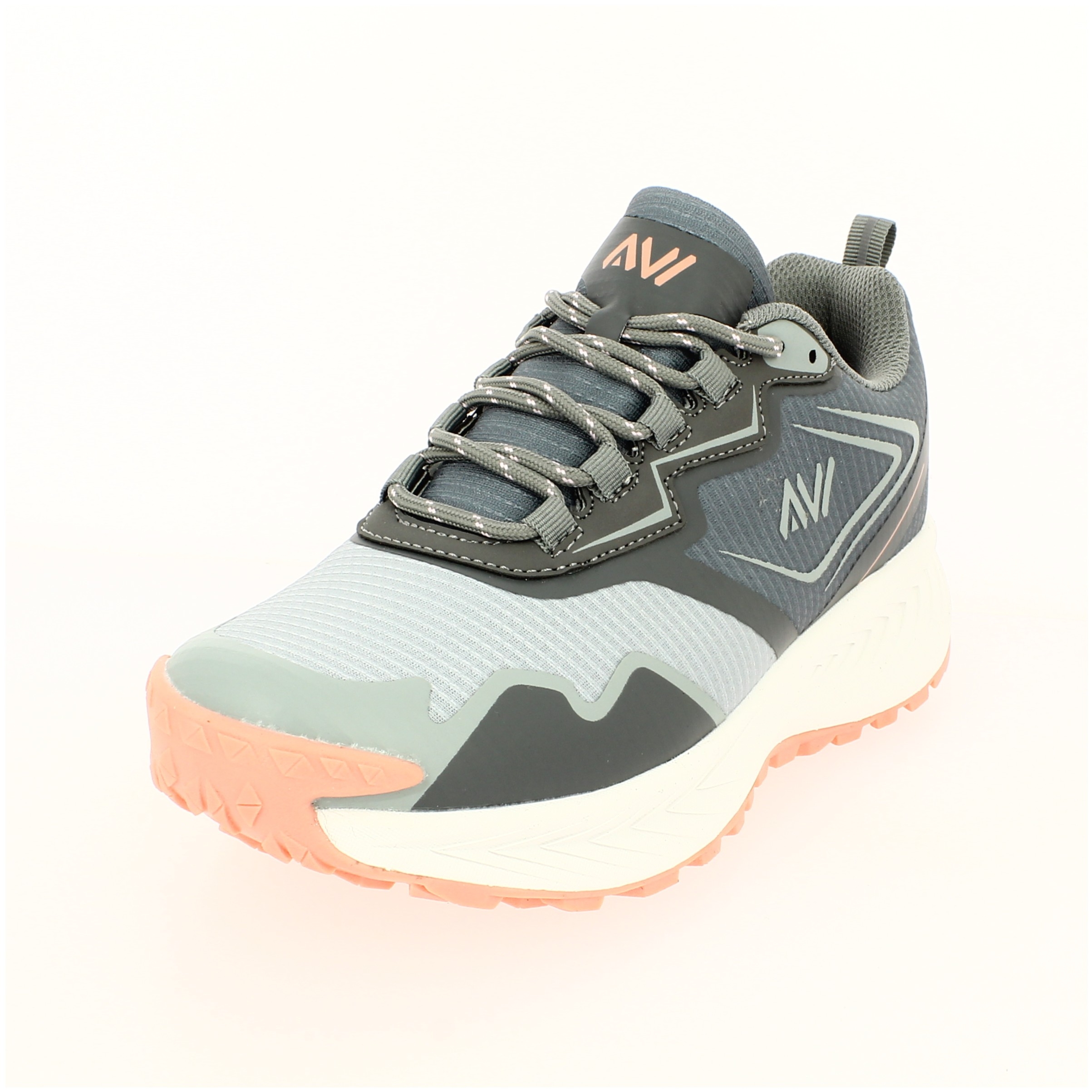AVI Women Running Lacing Shoe Gray
