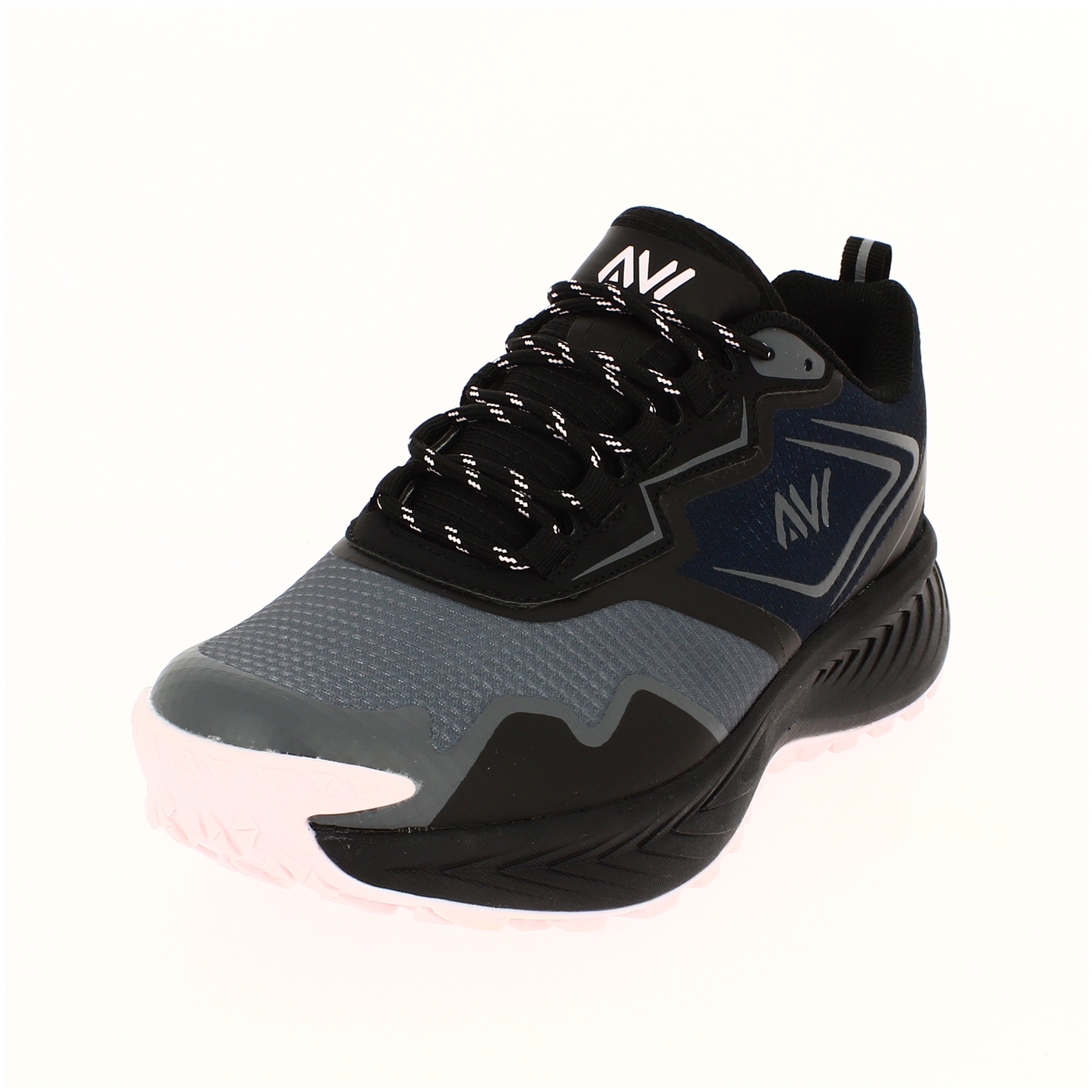 AVI Women Running Lacing Shoe Black