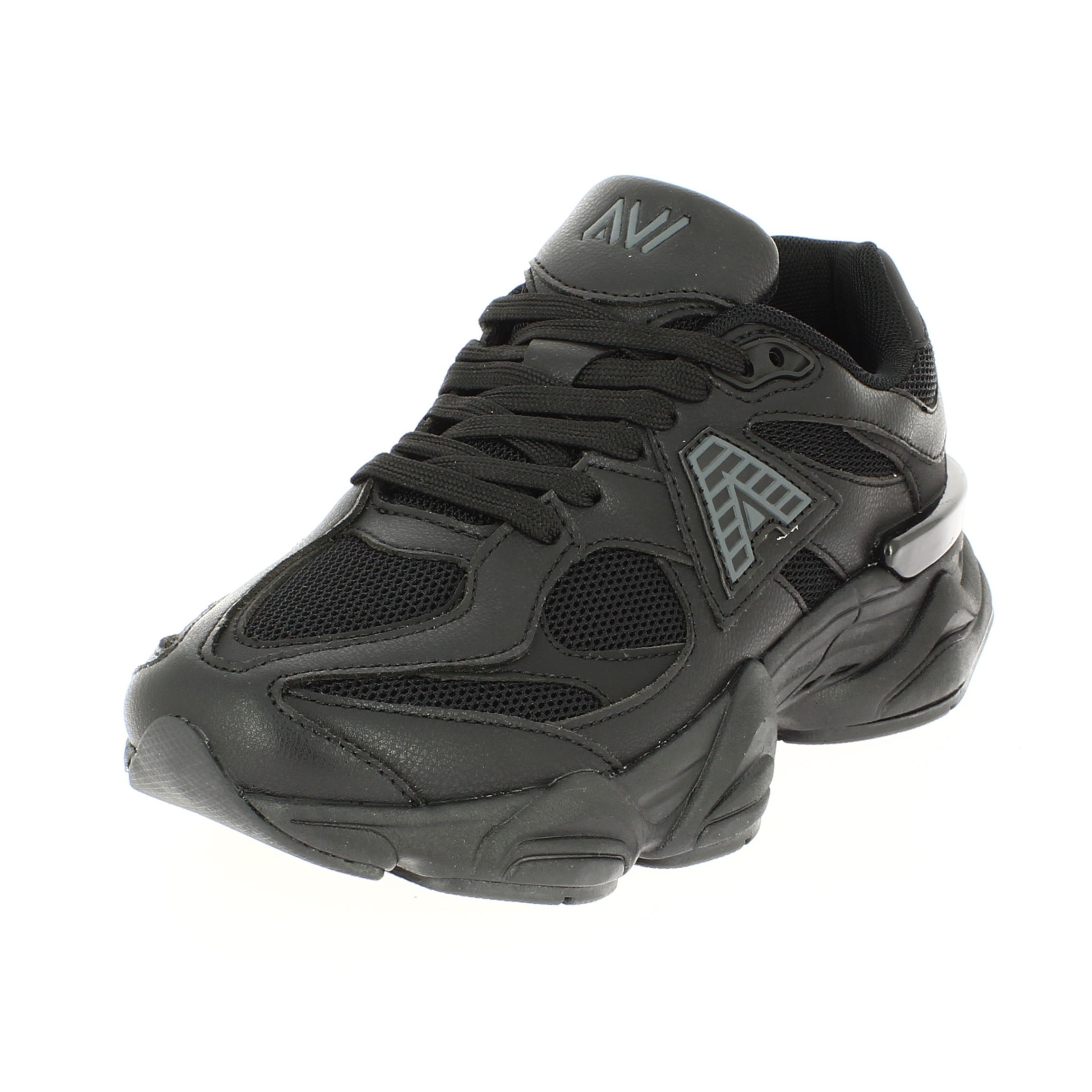AVI Women Running Lacing Shoes Black