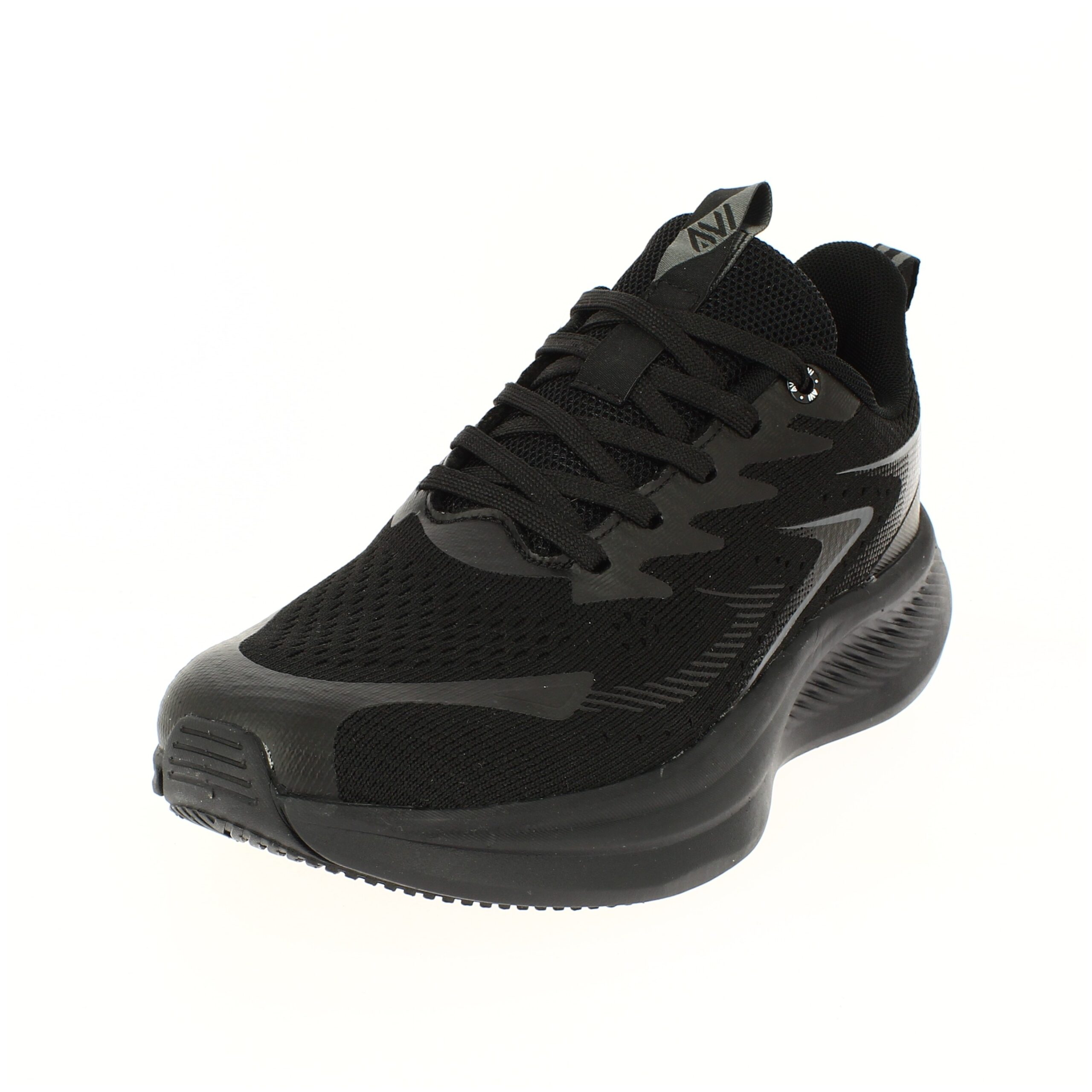 AVI Men Running Lacing Shoe Black