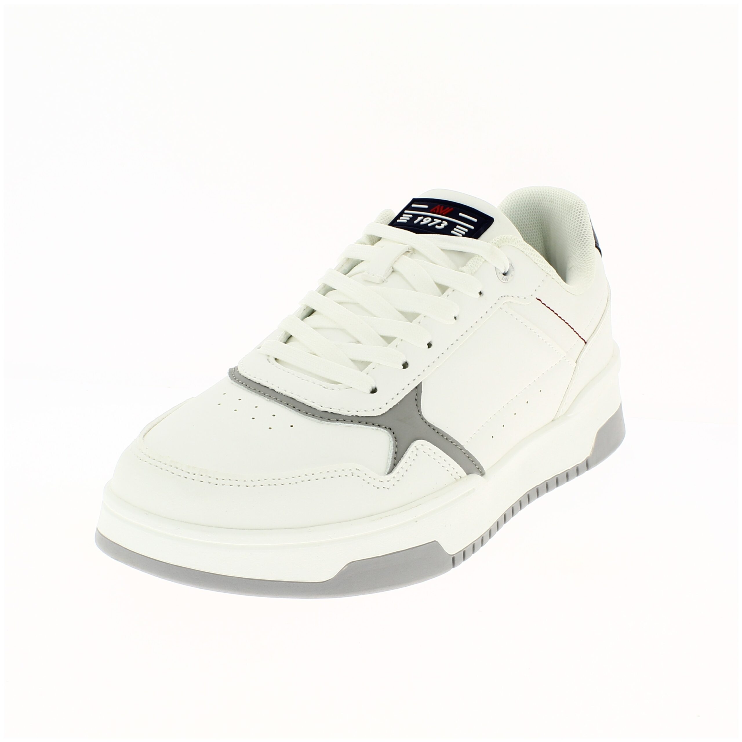 AVI Men Casual Lacing Shoe White