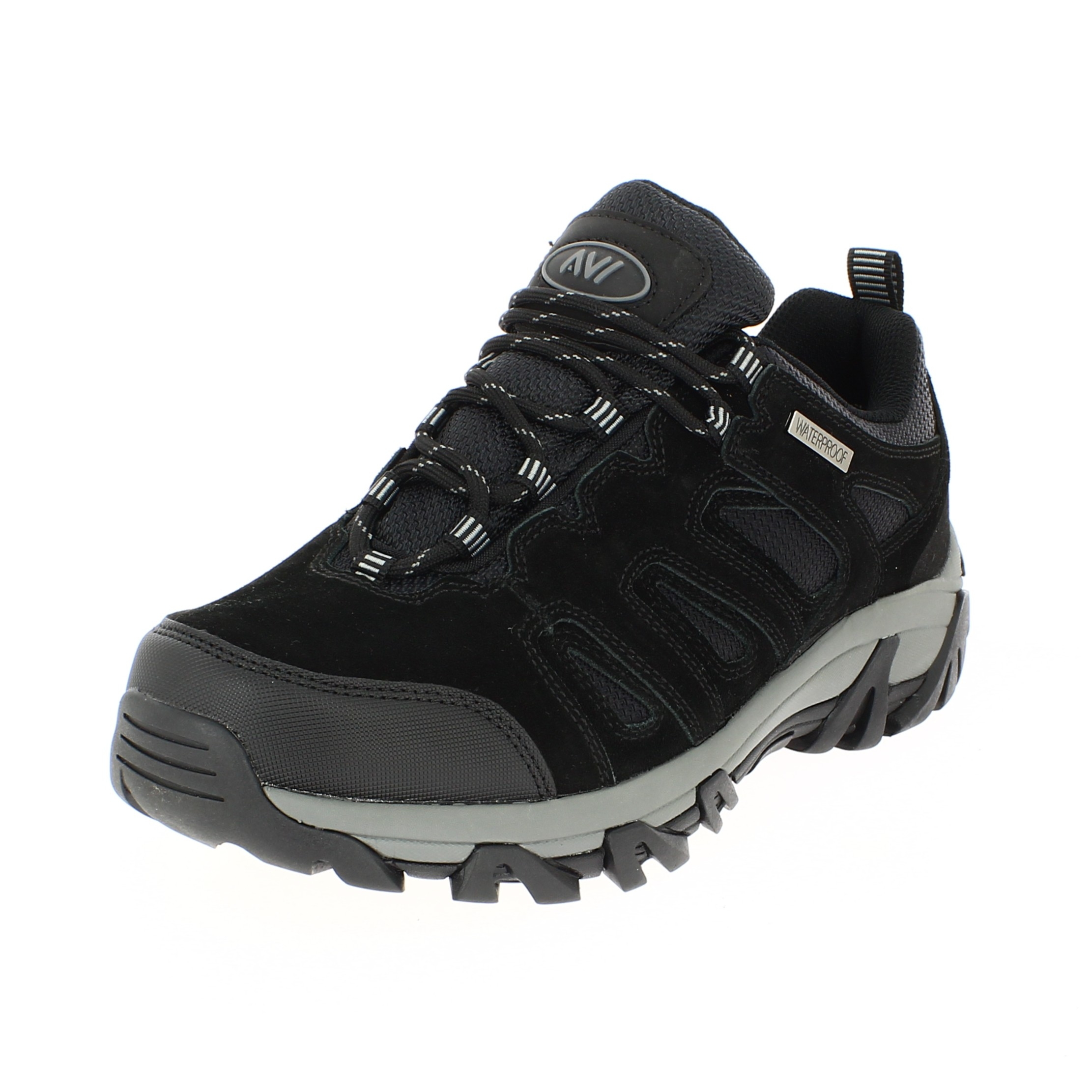 AVI Men Hiking Lacing Shoes BLACK