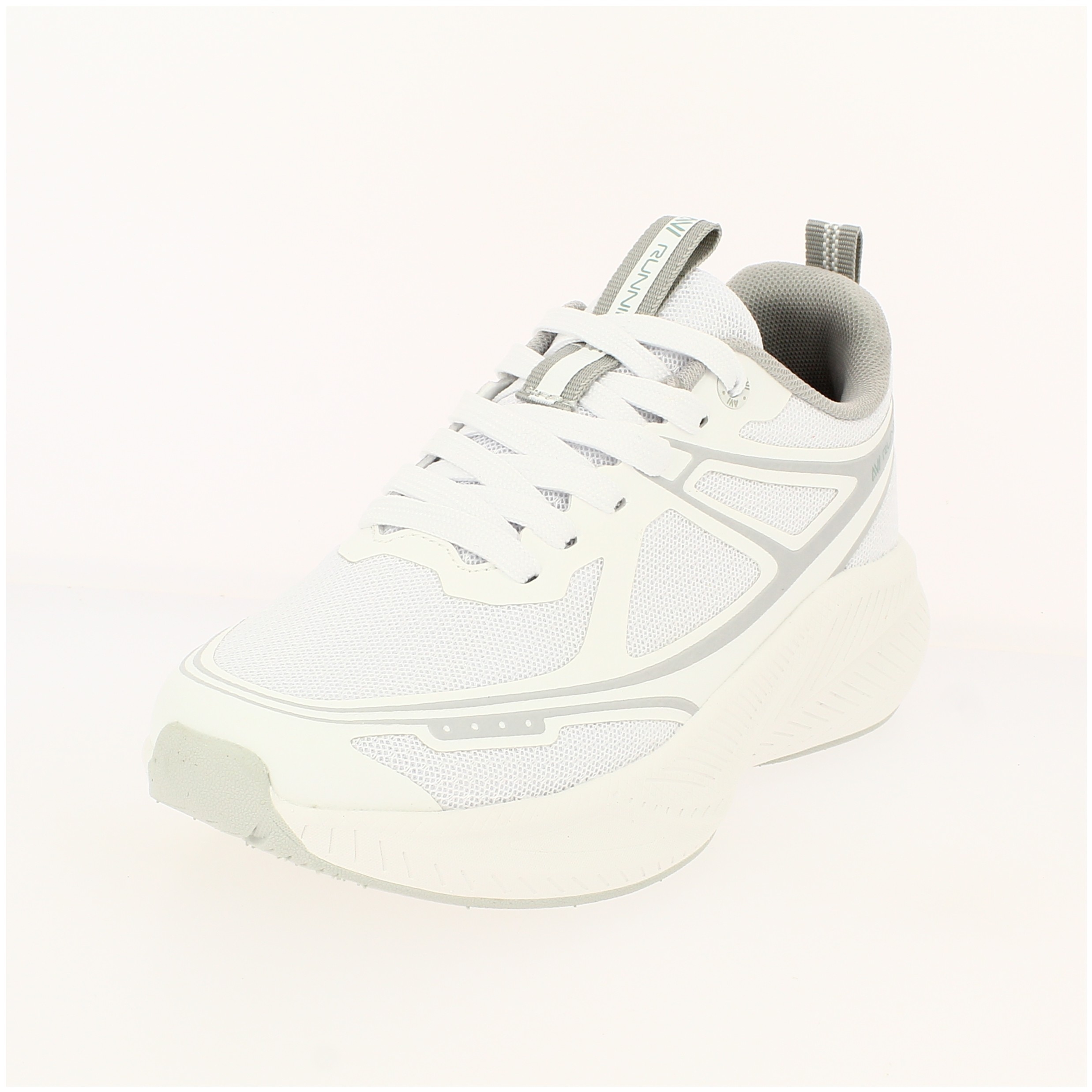 AVI Women Running Lacing Shoe White
