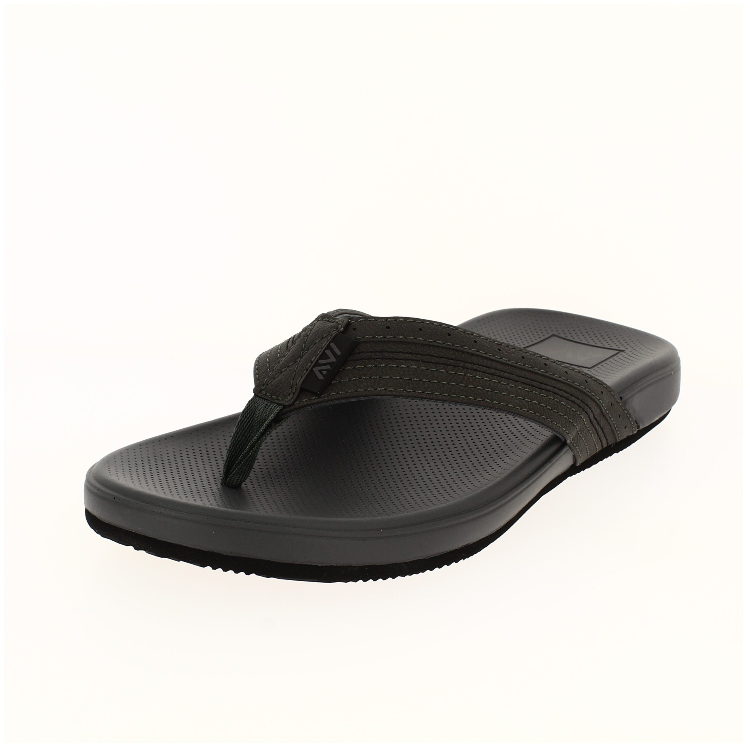 AVI Men Casual Two Strap Slipper Gray