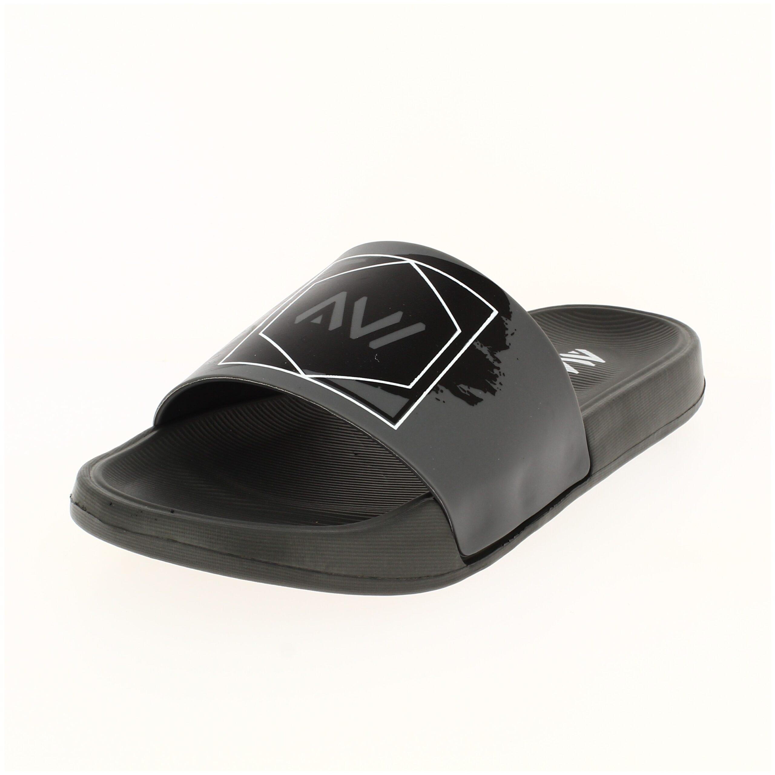 AVI Men Casual Slip-On Slider Gray