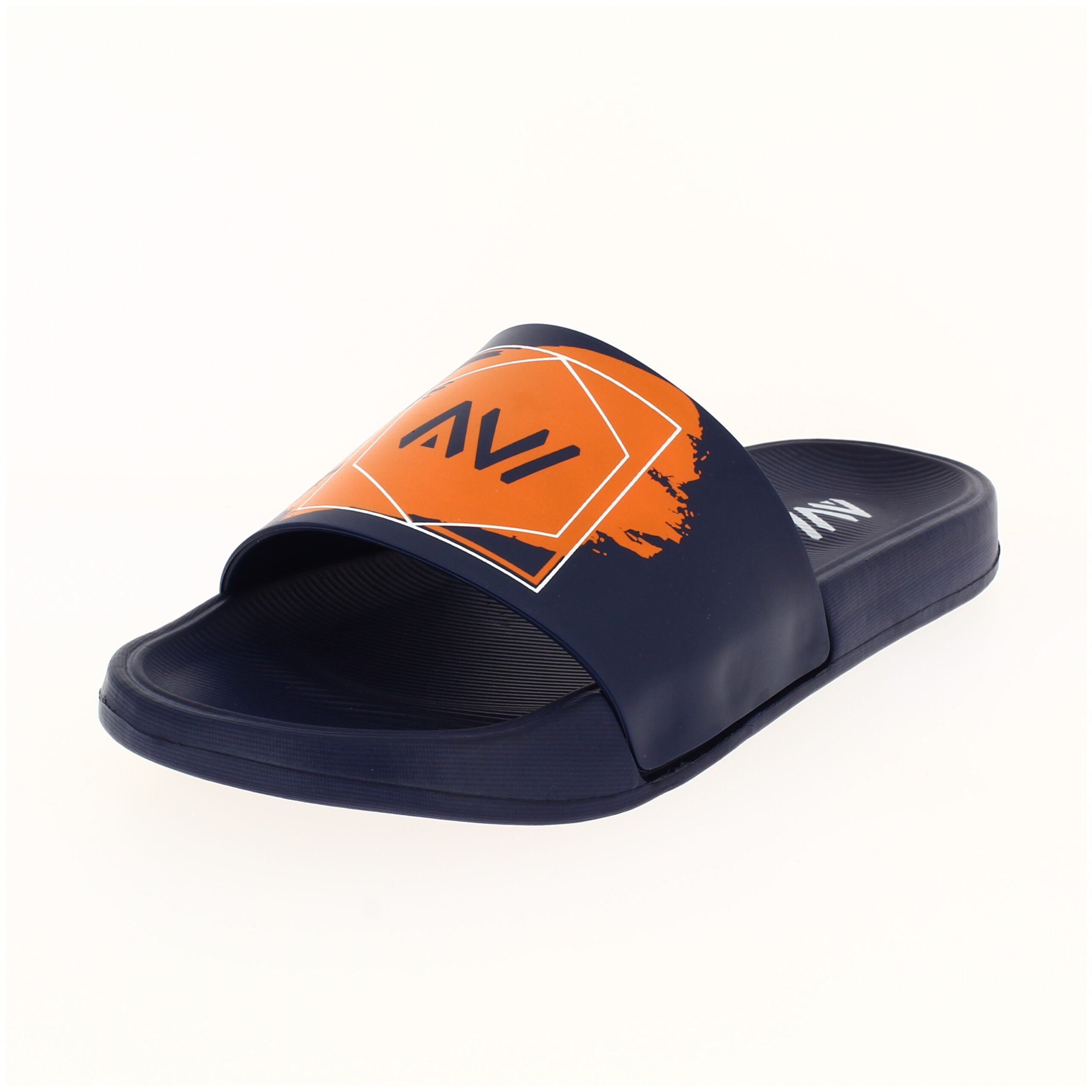 AVI Men Casual Slip-On Slider Blue