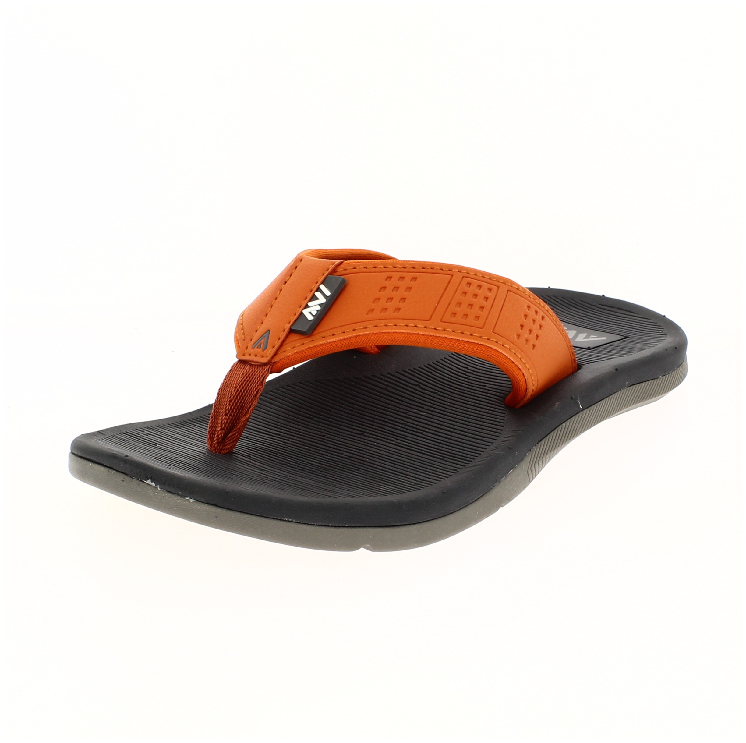 AVI Men Casual Two Strap Slipper Gray