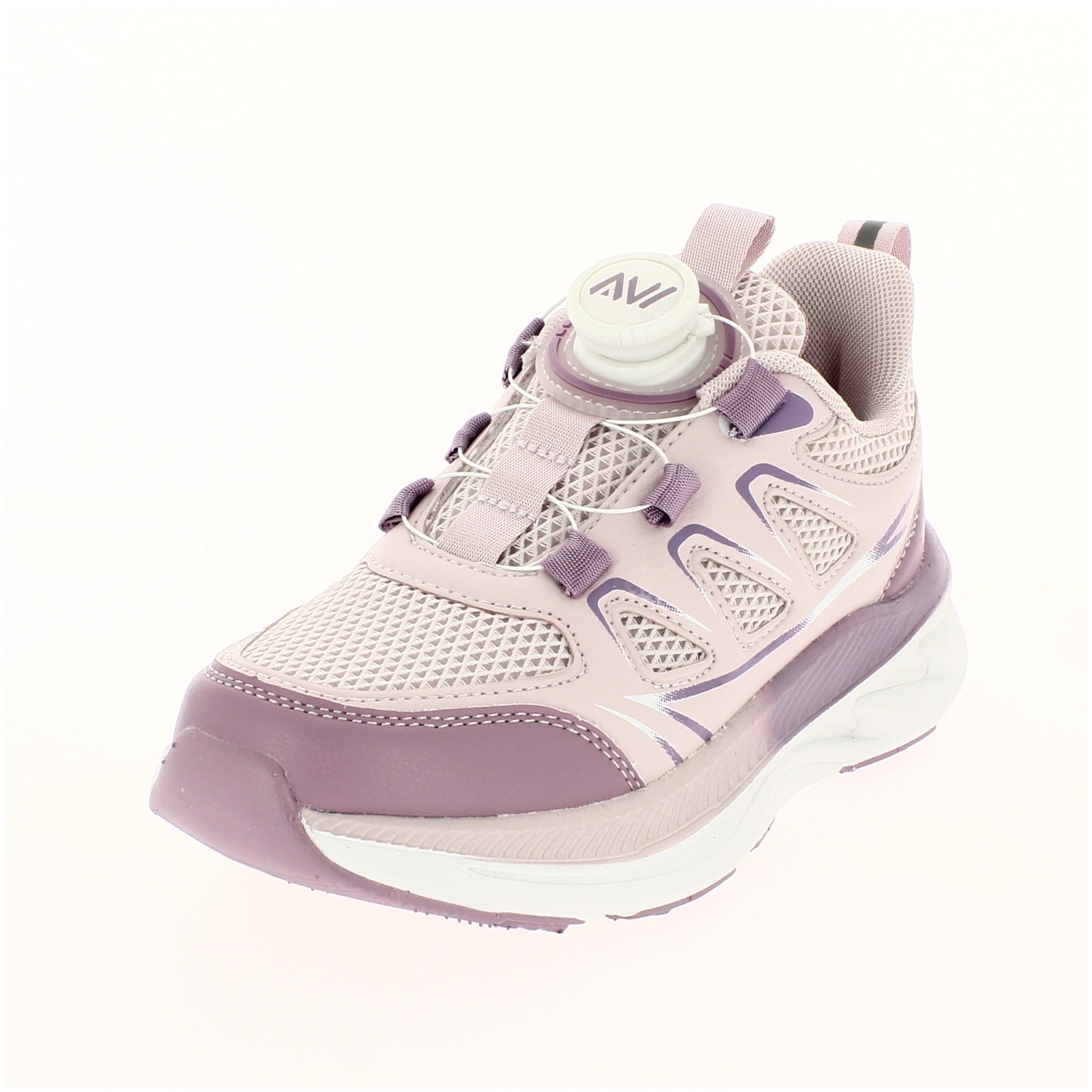 AVI Kids Unisex Running Lacing Shoe Pink