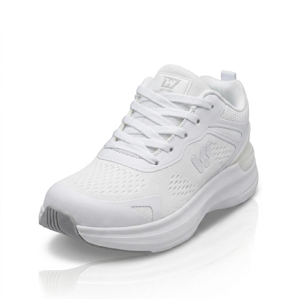 WINNER Women Running Lacing Shoes White