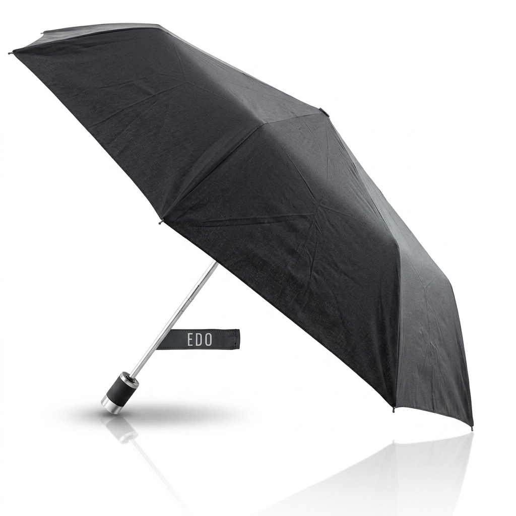 RAINCO WOMEN THREE FOLD UMBRELLA BLACK