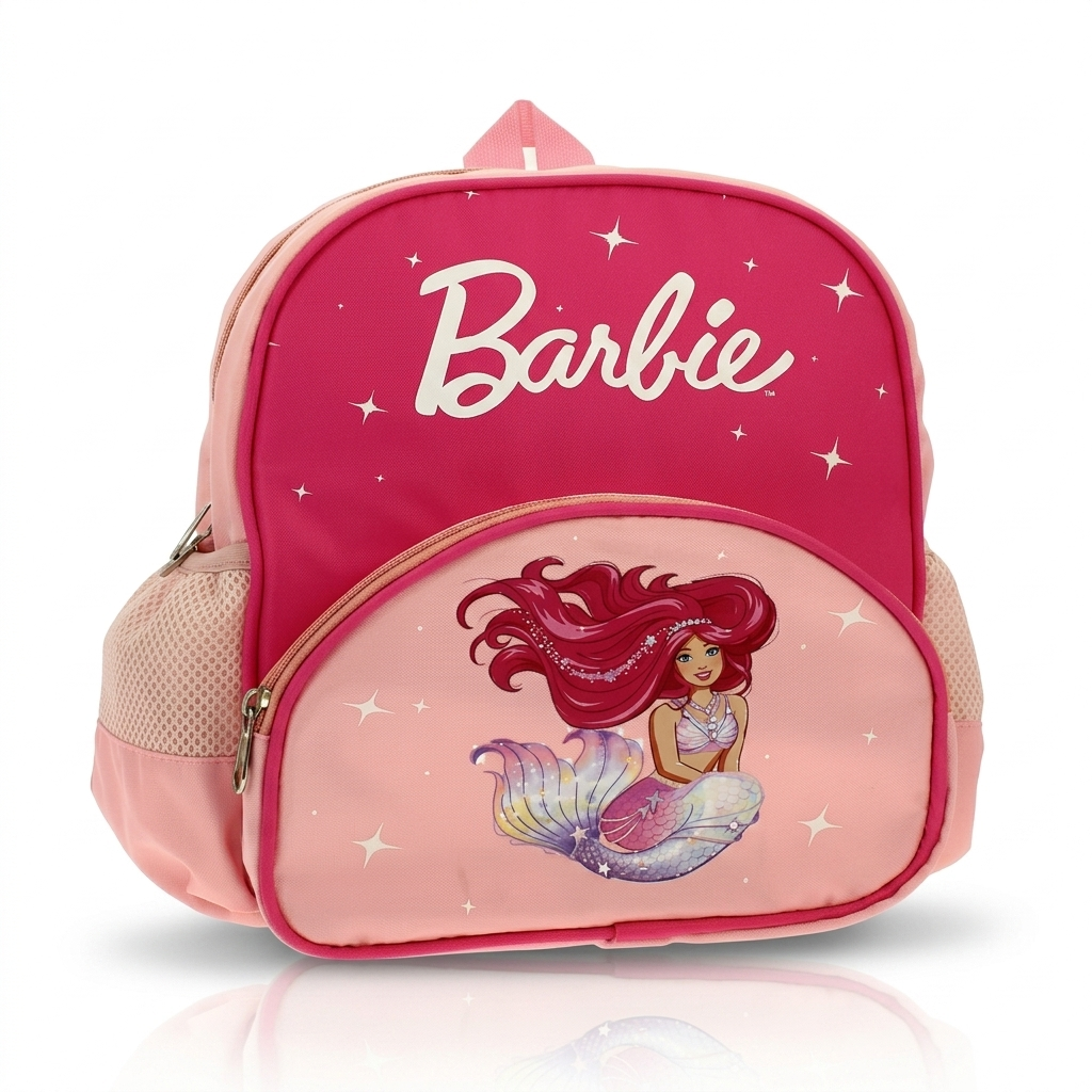 Barbie Girls Back Pack D Peach - 33cmx26cmx11cm