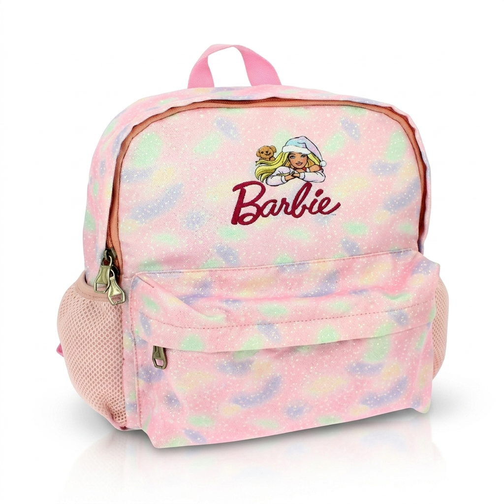 Barbie Girls Back Pack Peach - 33cmx26cmx11cm