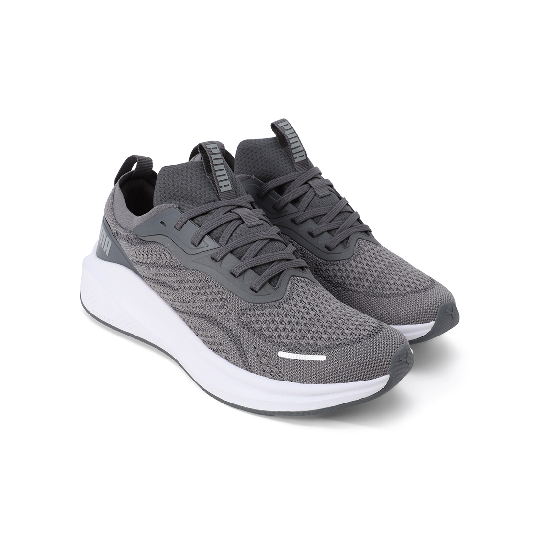 PUMA Unisex Running Shoes Gray-White