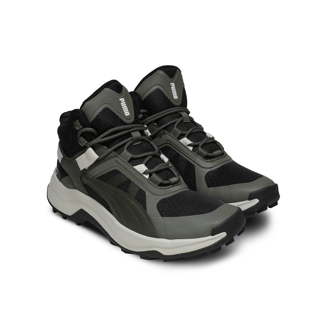 PUMA Men Running Shoes Blue-Black