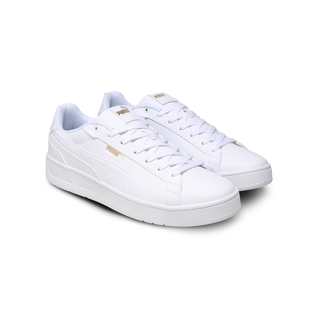 PUMA Unisex Casual Shoes White-Gold