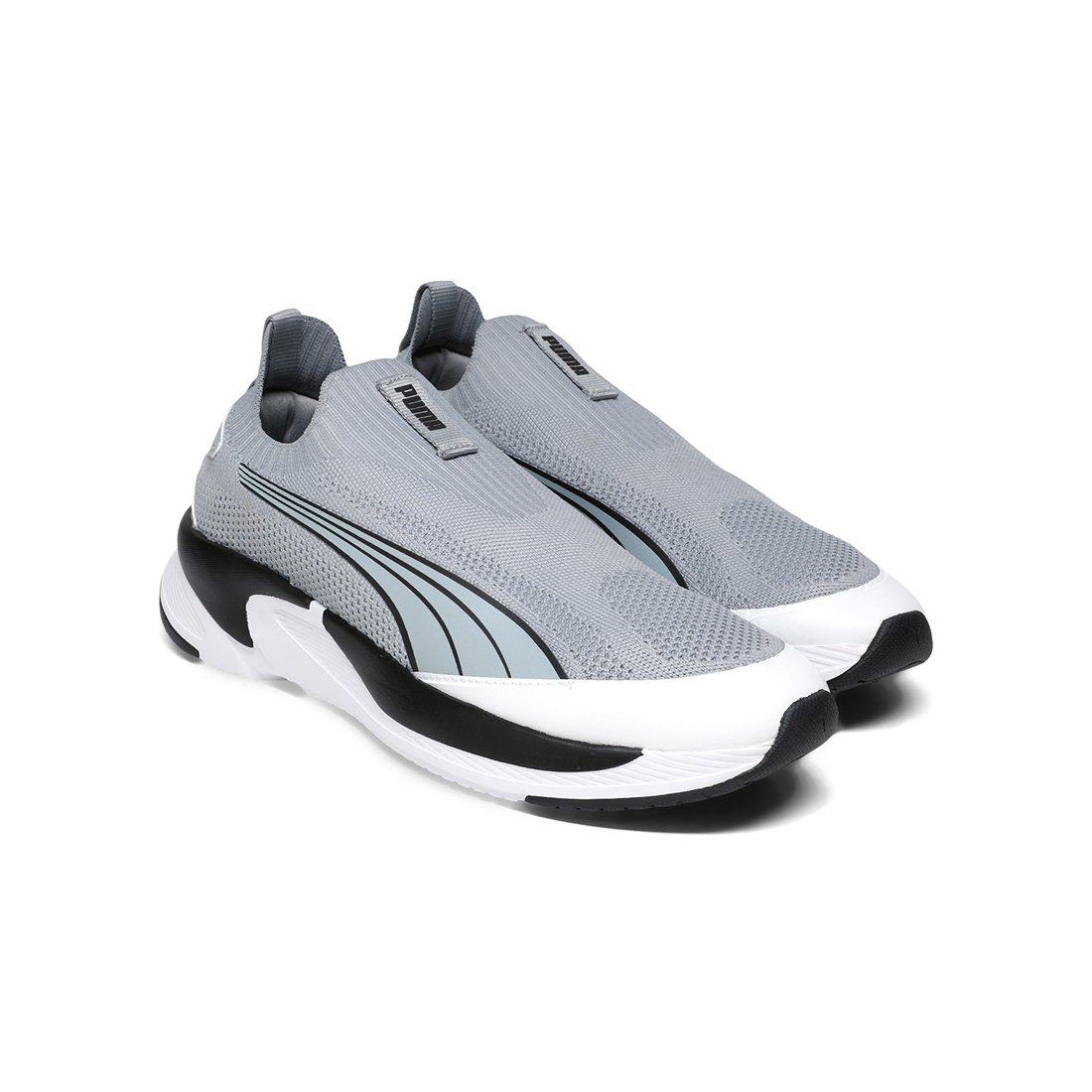 PUMA Unisex Running Shoes White-Black