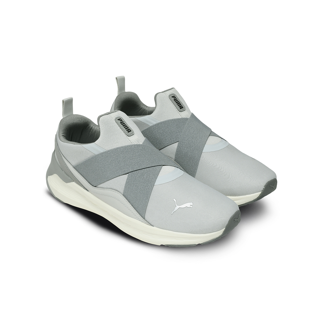PUMA Unisex Running Shoes Grey-Ivory