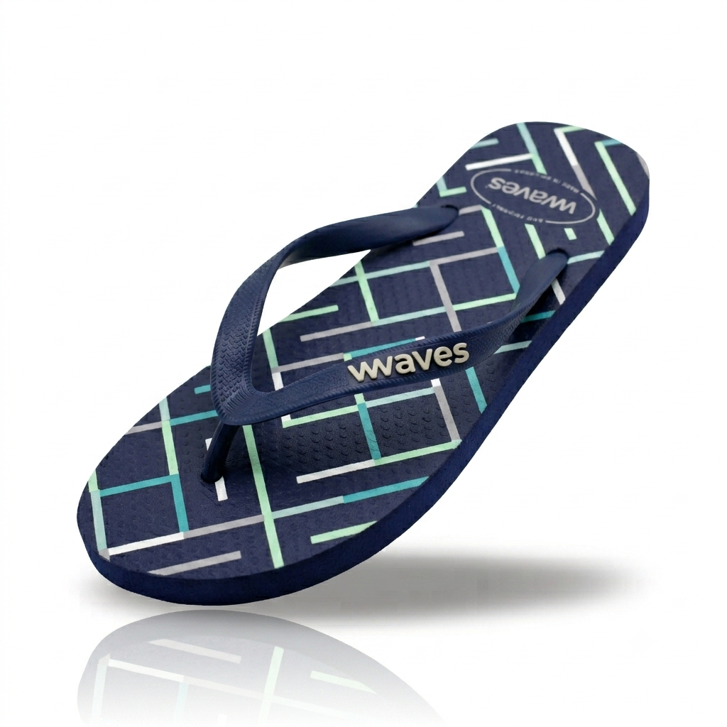 Waves Men Casual Slipper Navy