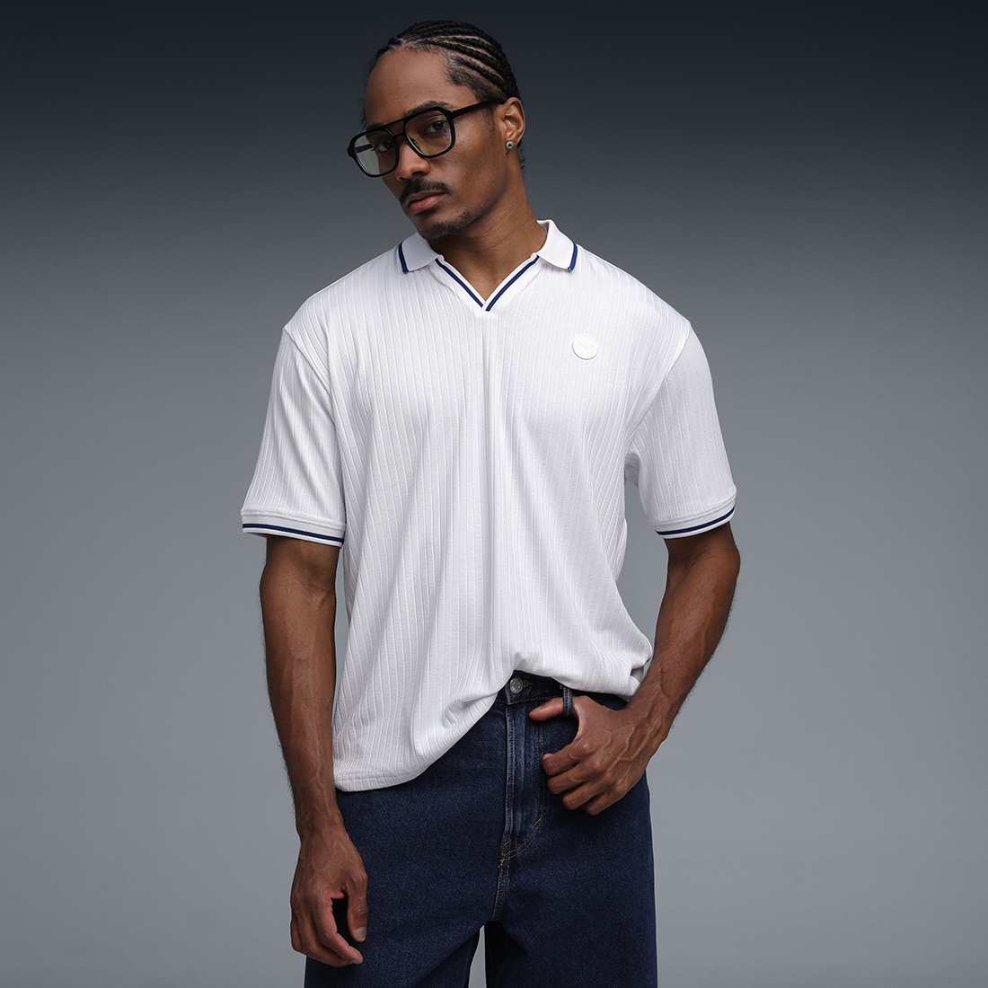 PUMA Men Casual Polo White