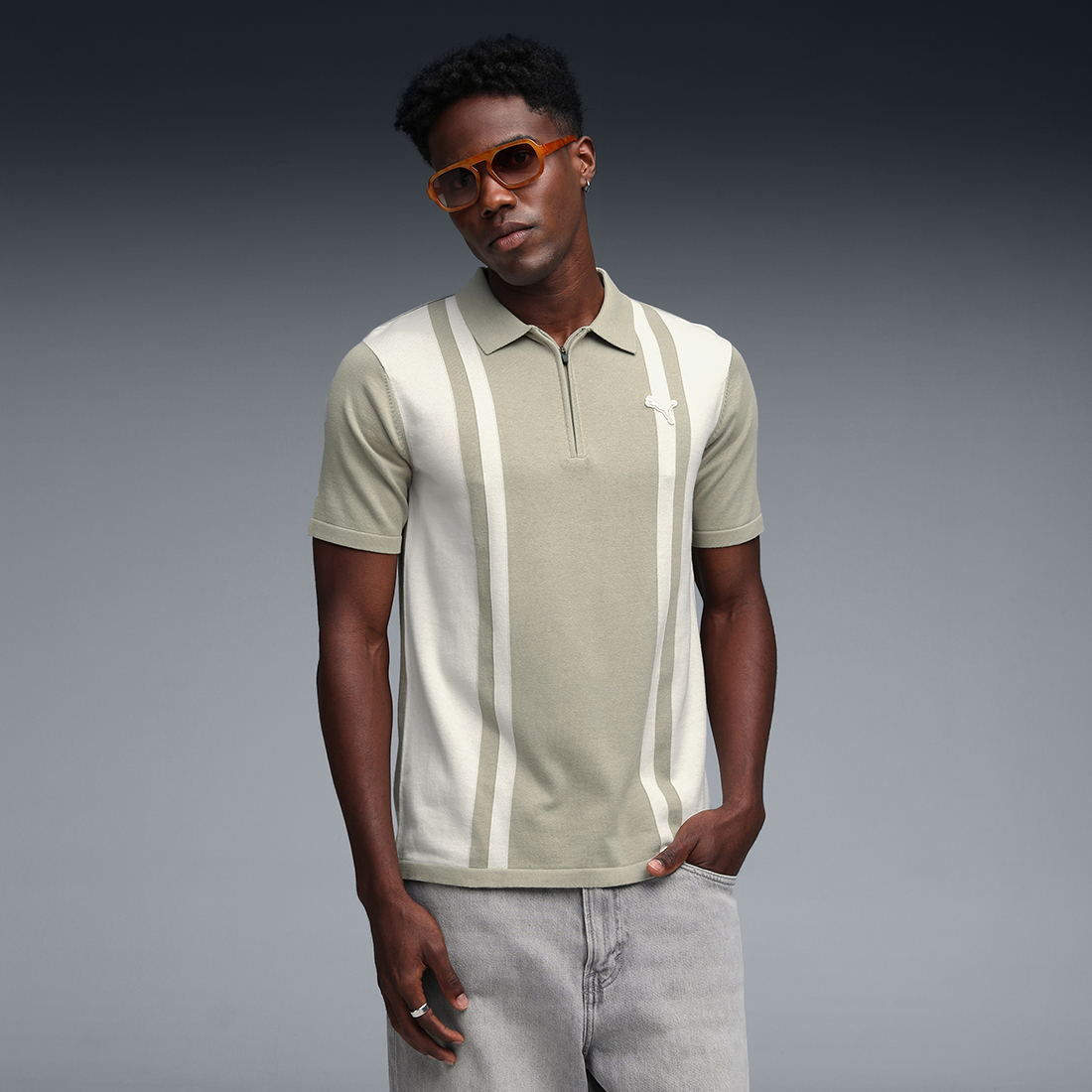 PUMA Men Casual Polo Alpine Snow
