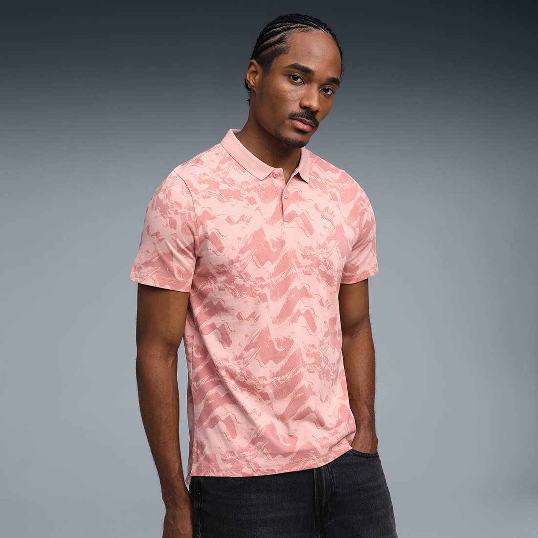PUMA Men Casual Polo Rosy Outlook