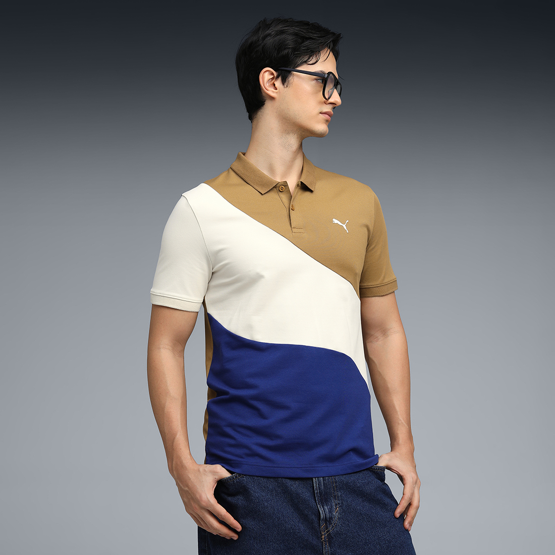 PUMA Men Casual Polo Loden Green