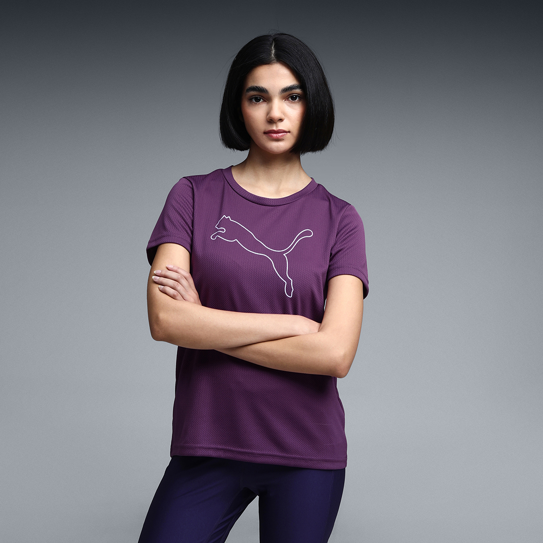 PUMA Women TRAINING T Shirts Wine