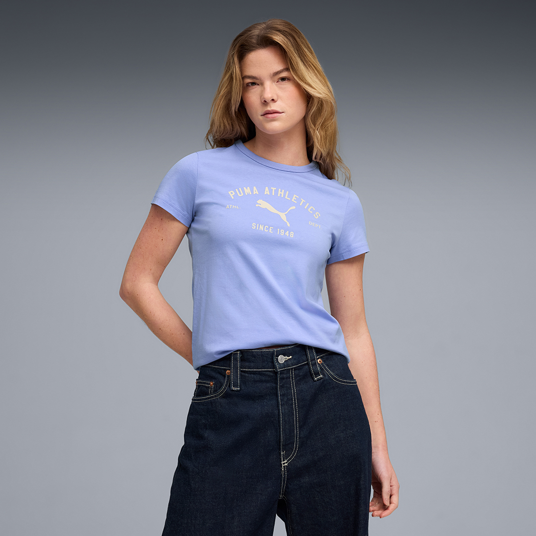 PUMA Women Casual T Shirts Purple