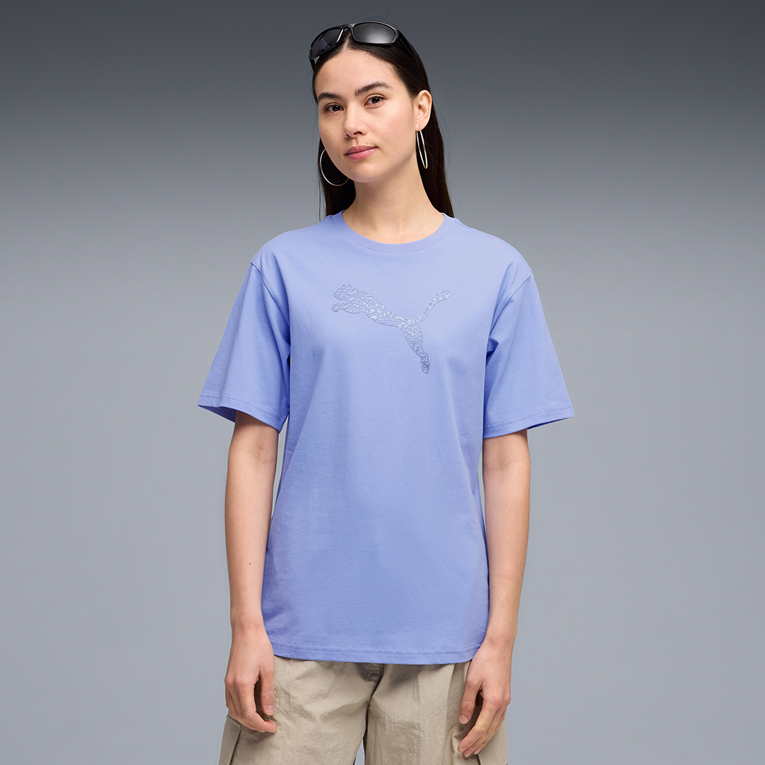 PUMA Women Casual T Shirts White