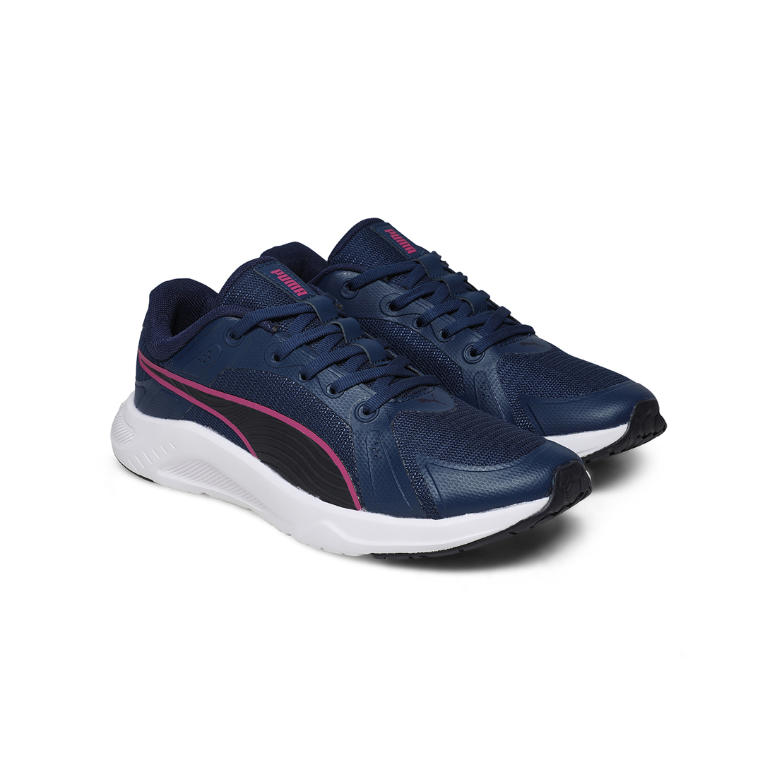 PUMA Unisex Running Shoes Navy--White