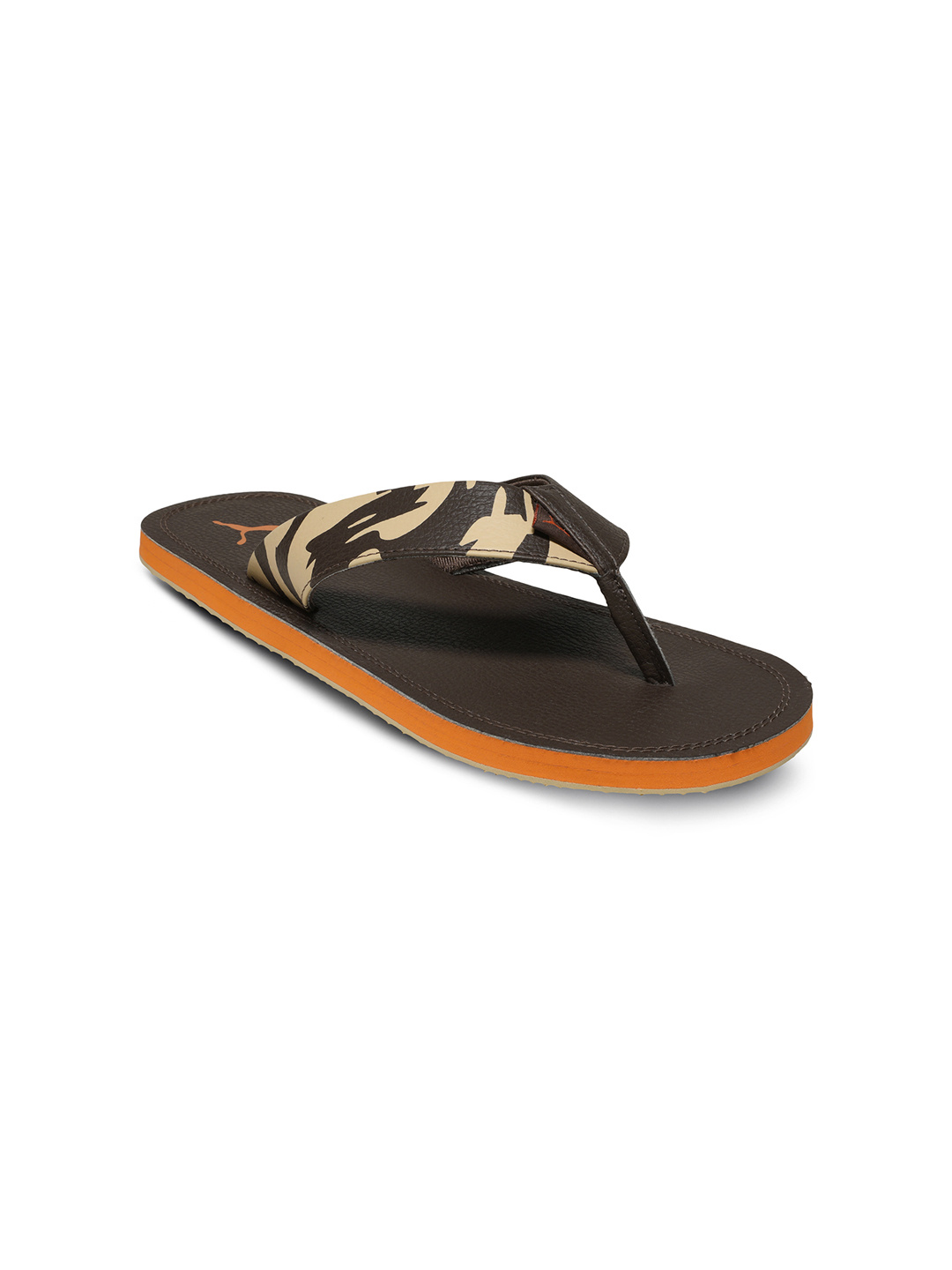 PUMA Men Casual Slip-On Slippers Brown