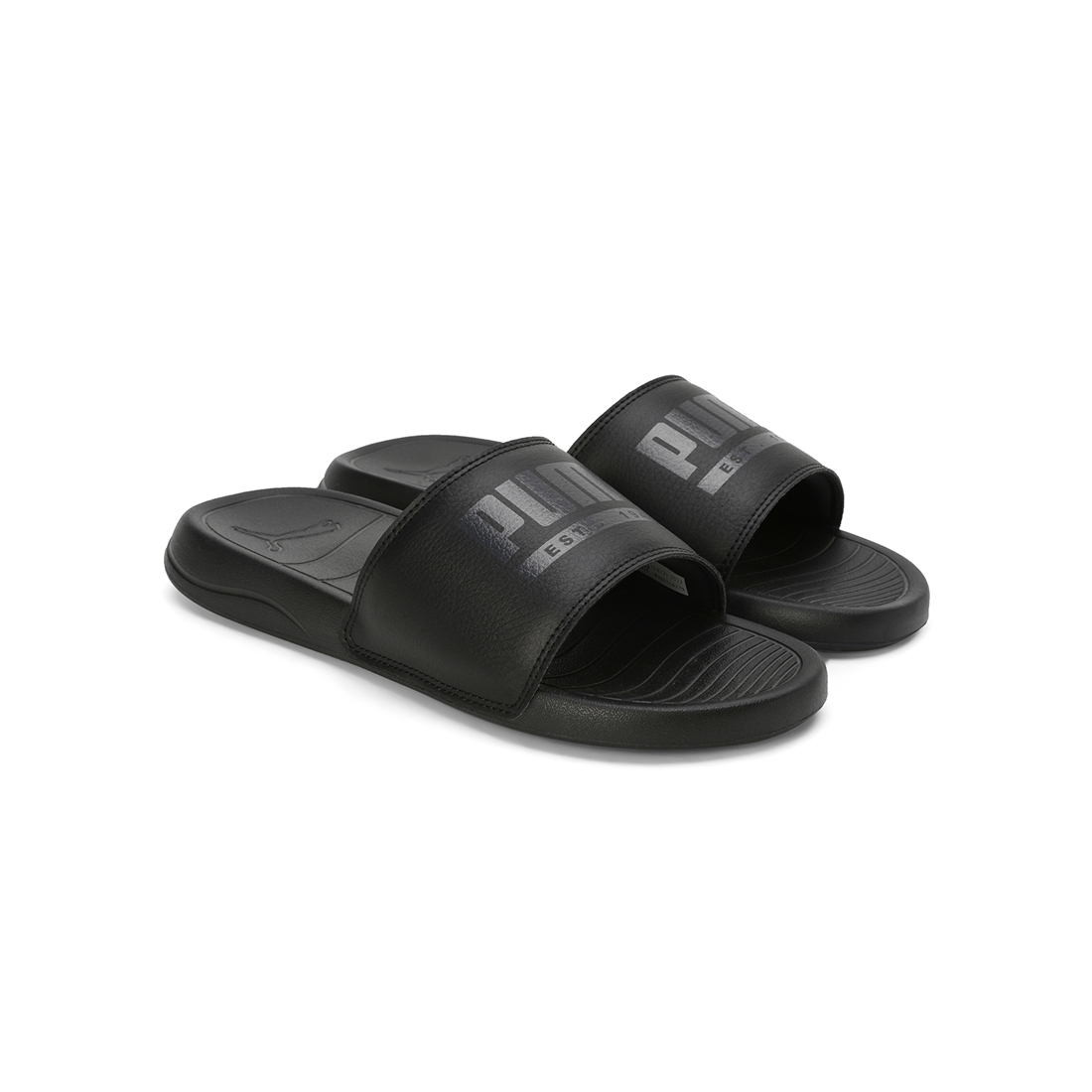 PUMA Unisex Casual Slide Black-Gray
