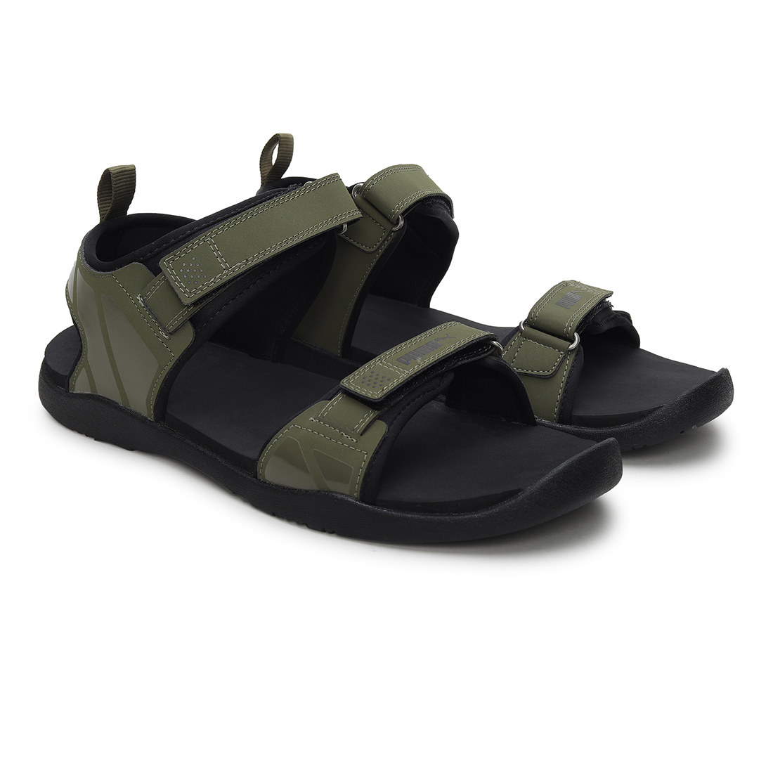 PUMA Men Casual Sandals Gree-Black