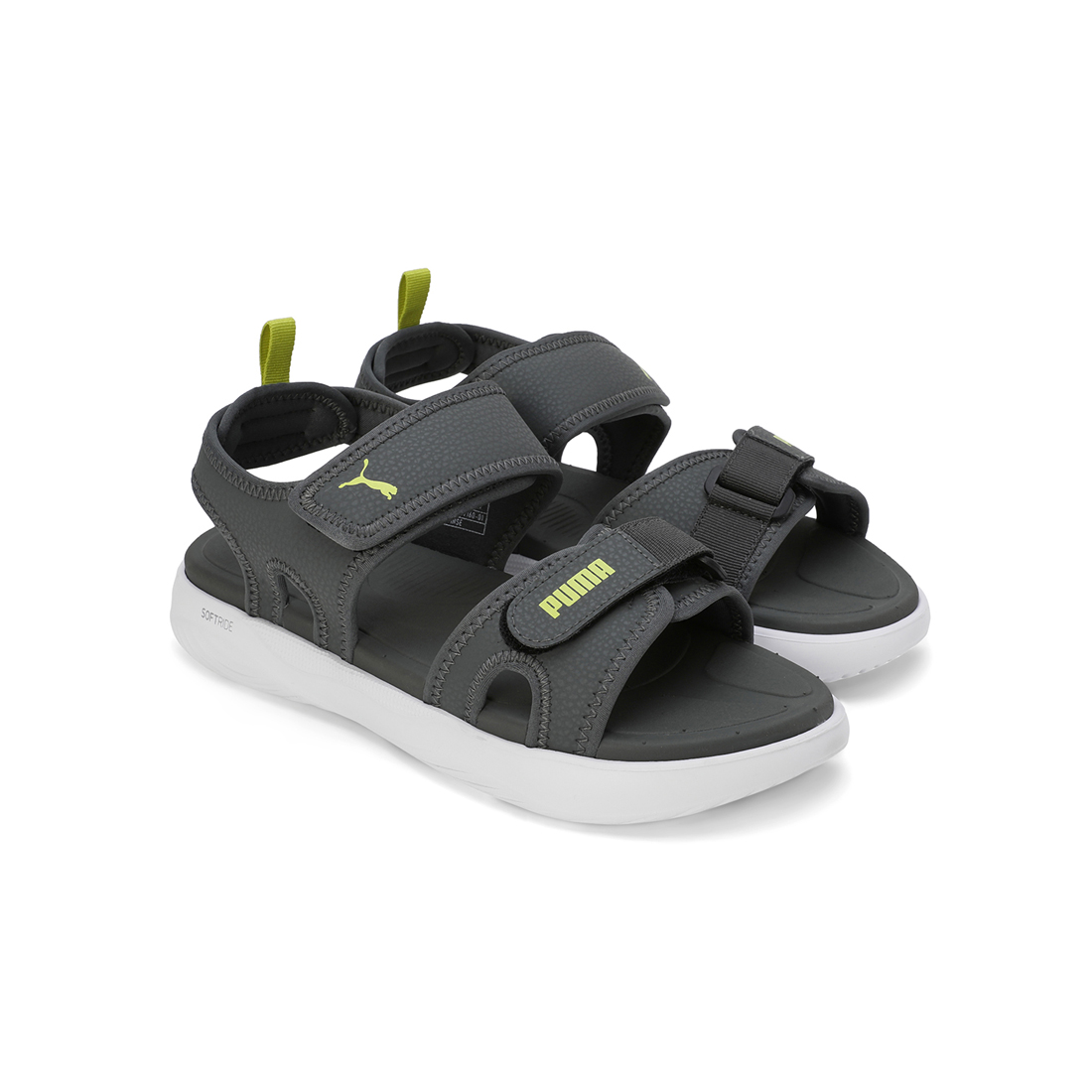 PUMA Men Casual Sandals Gray-White