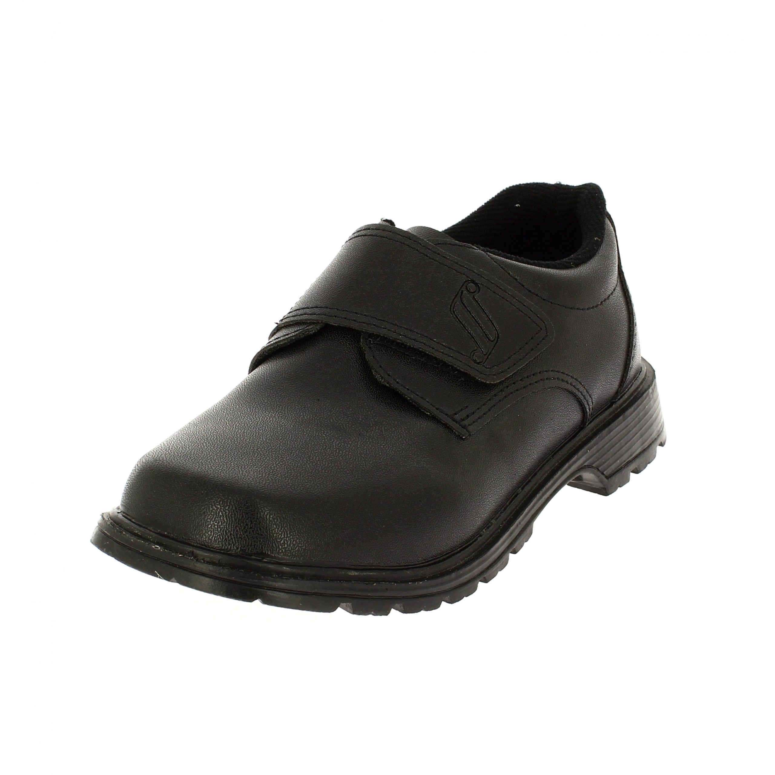 DSI SUPERSPORT Boys School Shoes Single Velcro Black Ages of 05 - 07 years