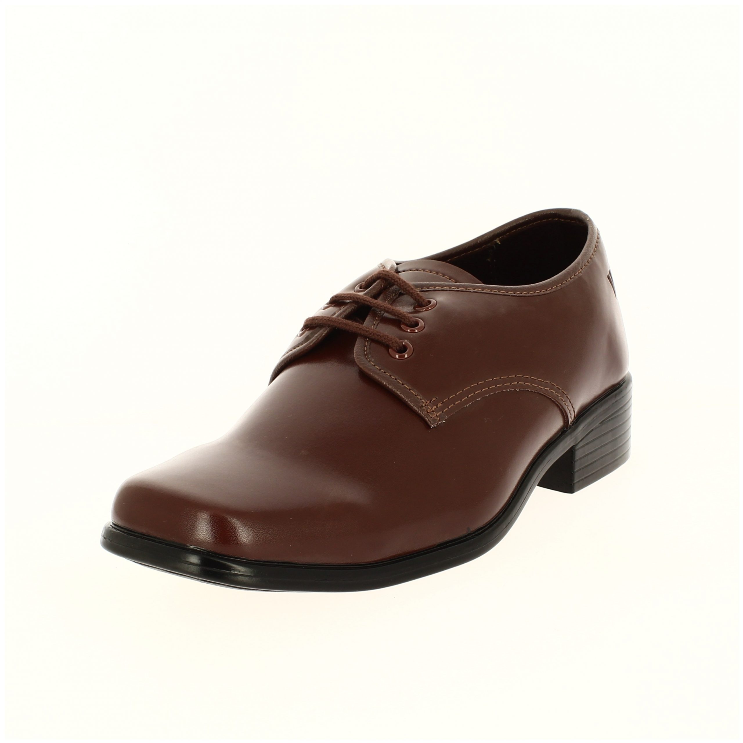 DSI WINNER Boys School Shoes Lacing Brown Ages of 10 - 12 years
