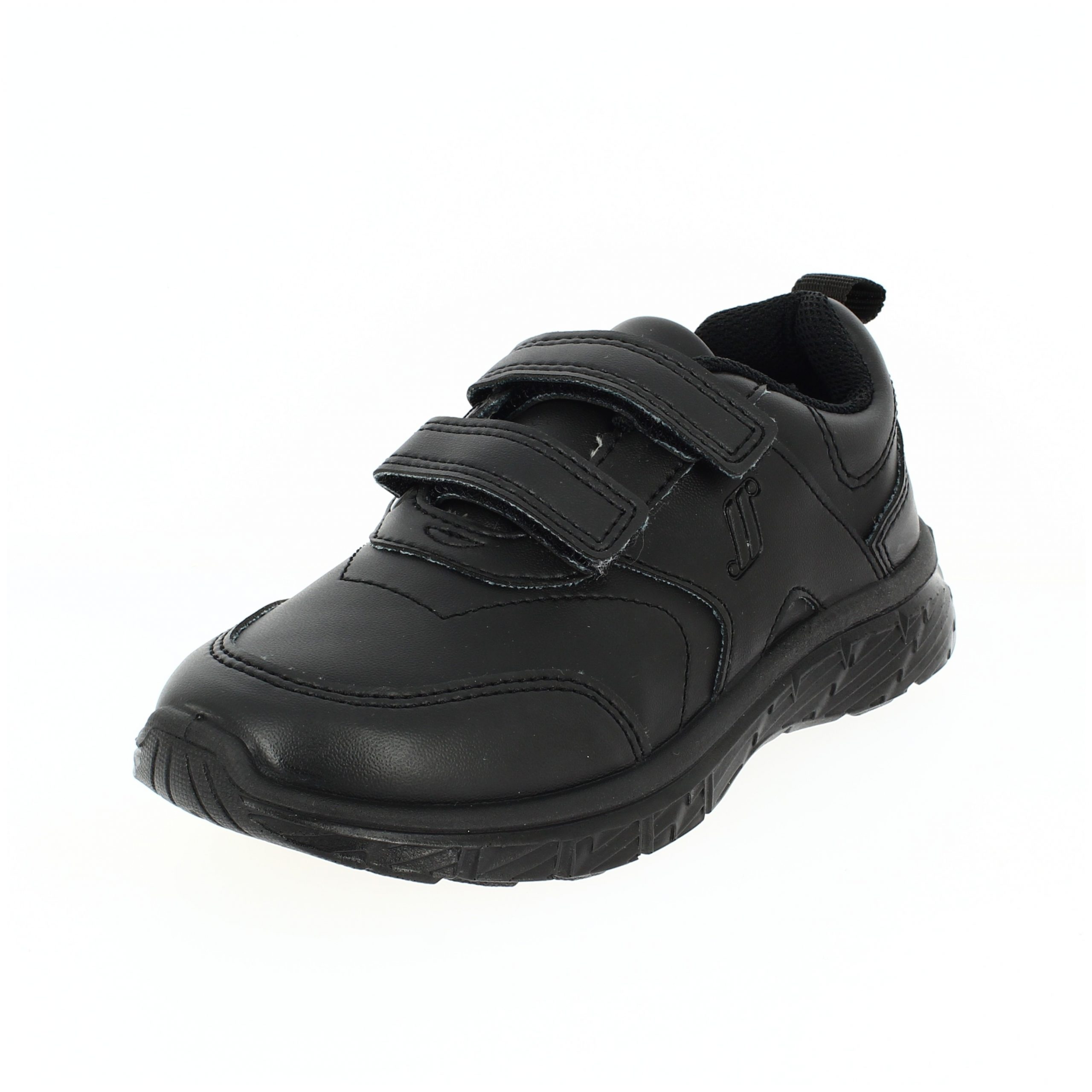 DSI SUPERSPORT Boys School Shoes Double Velcro Black Ages of 05 - 07 years