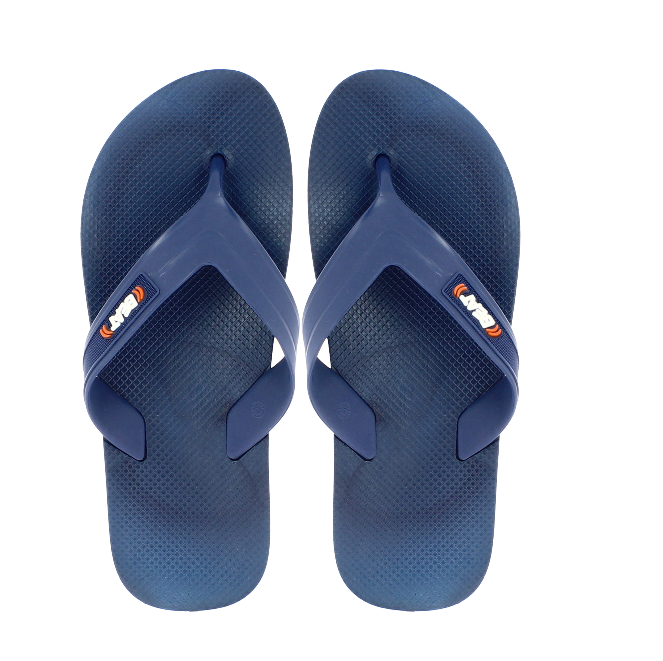 BEAT Men Casual FLATS Flip Flops Gray, Blue, Black