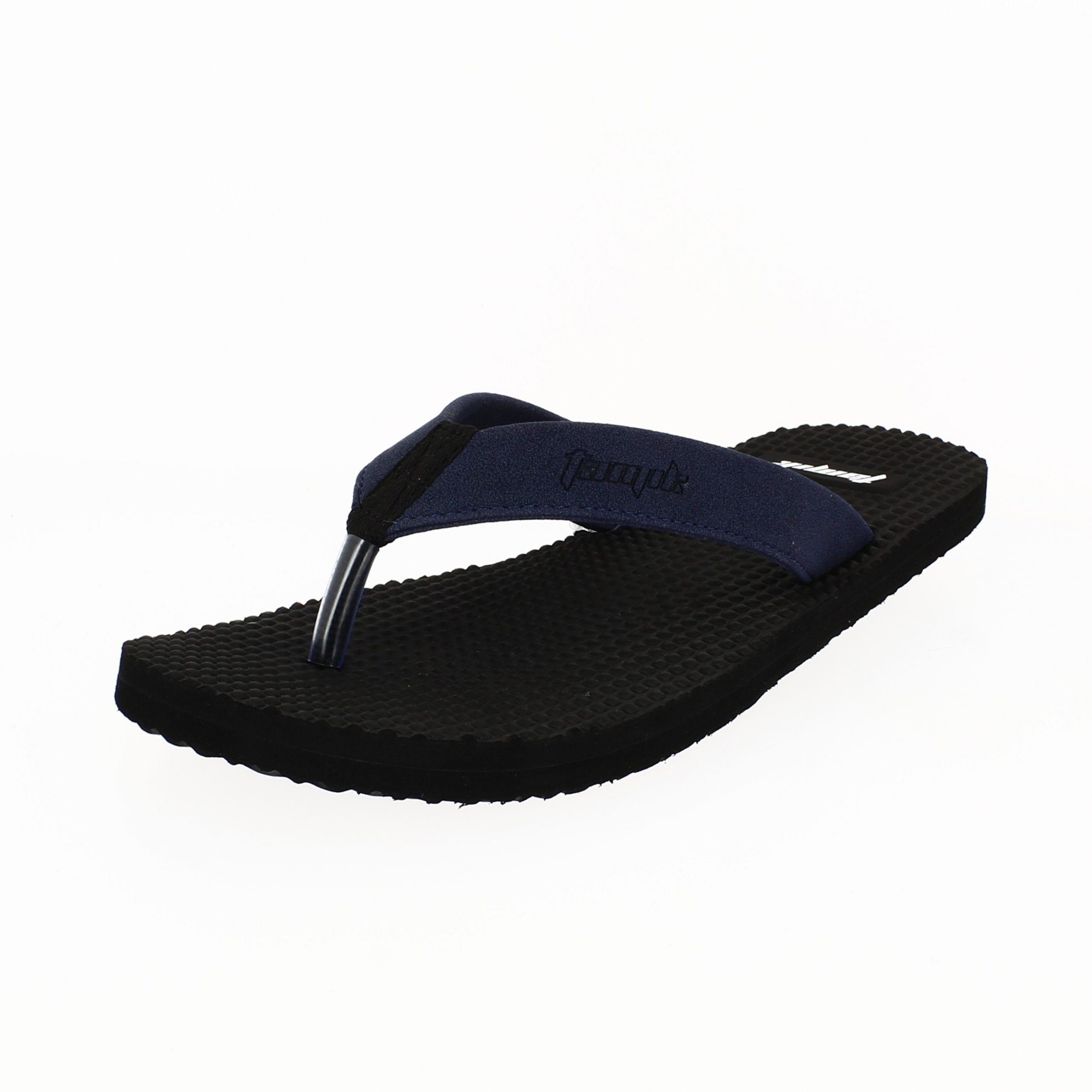 Tamik Men Casual Slipper Black, D/Blue
