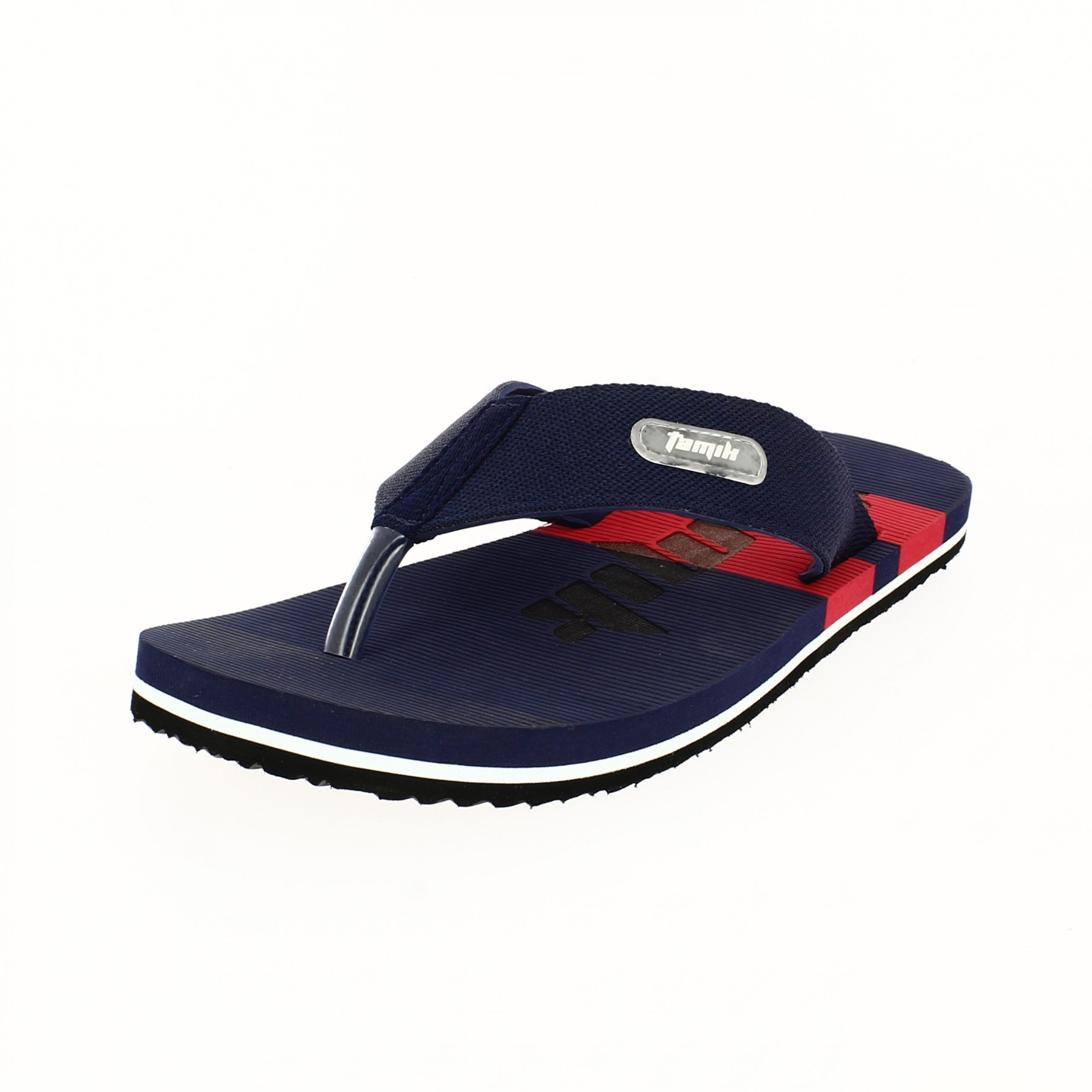 Tamik Men Casual Slipper Blue, Red