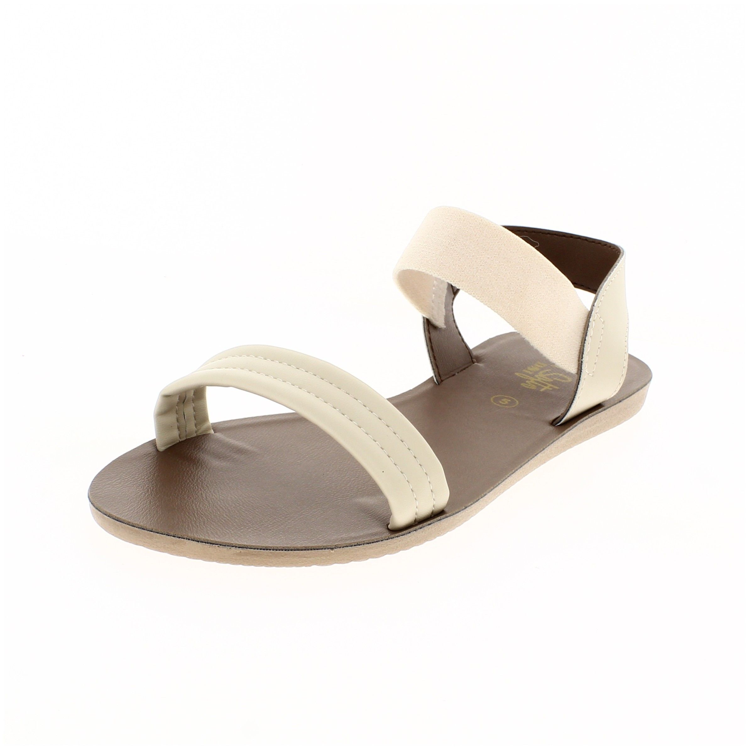 U Softo Women Casual Slip-on Sandal Ivory
