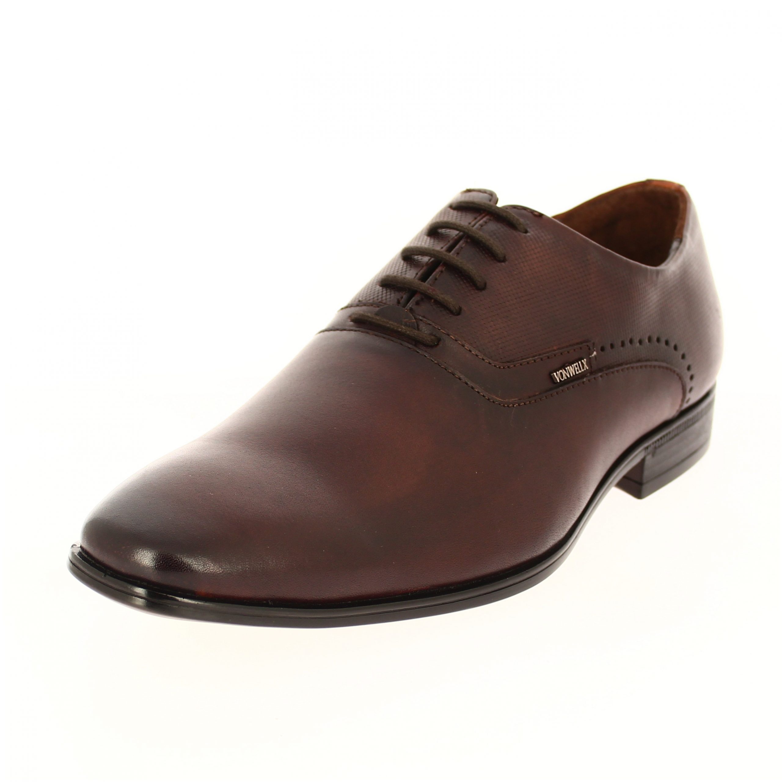 Von Wellx Men Casual Lacing Shoes Brown