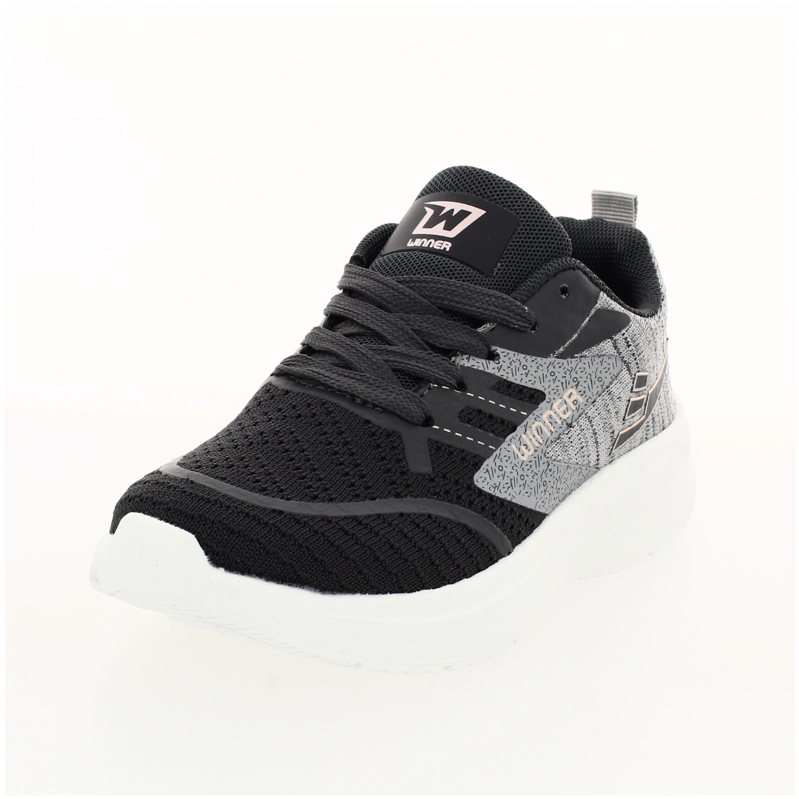 Winner Boys Casual Lacing Shoes GRAY