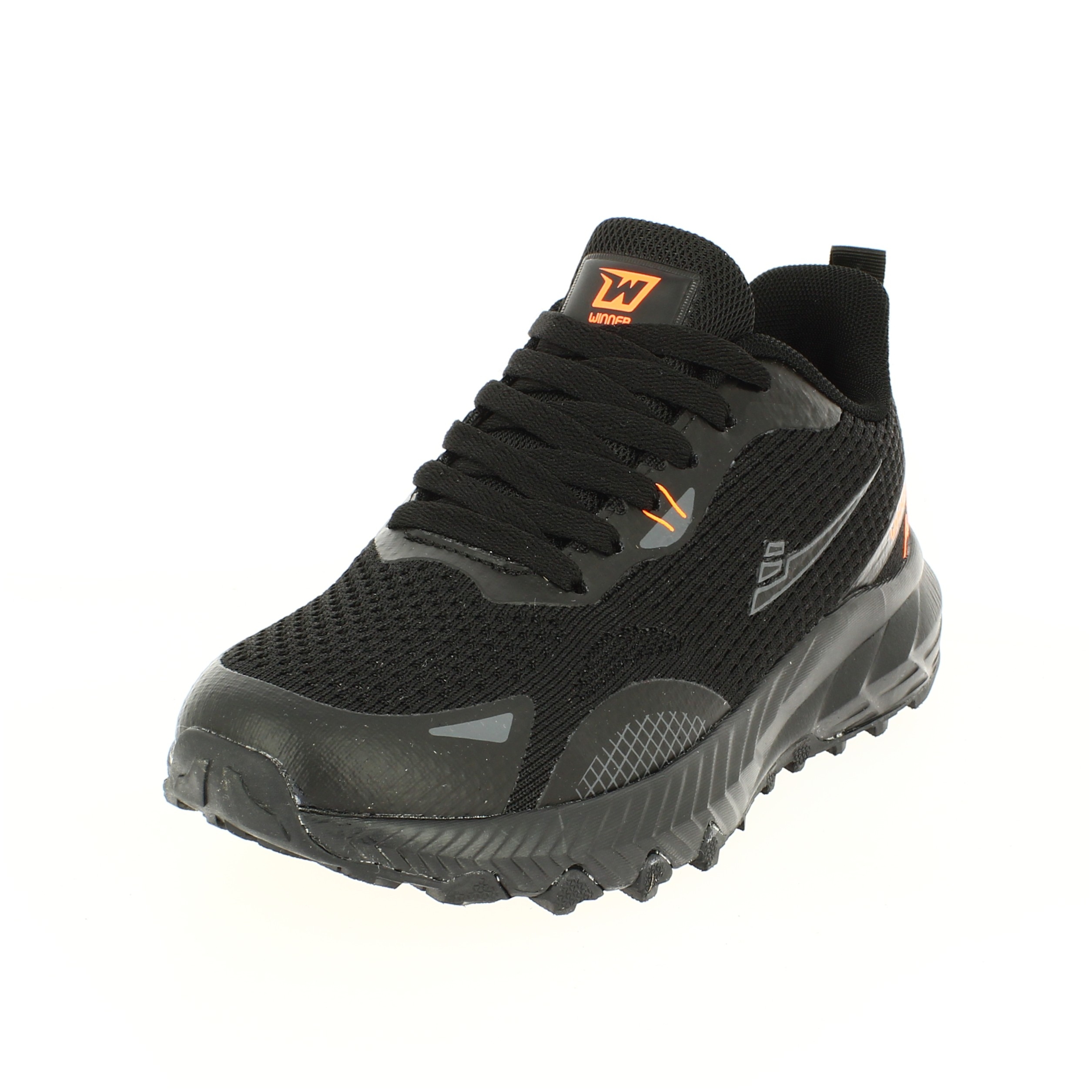 Winner Men RUNNING Lacing Shoes BLACK